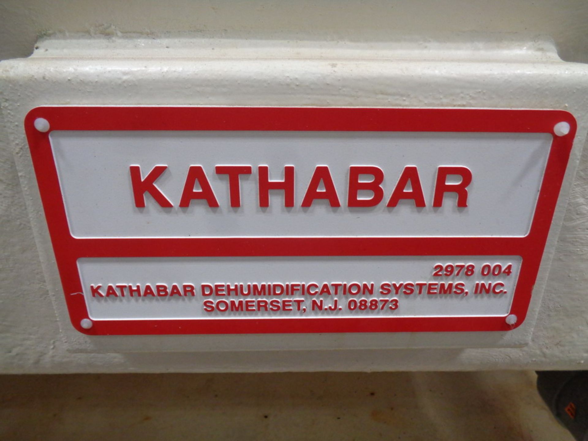 Kathabar Dehumidification System, Size 600SP, S/N 0810N0003 - Image 8 of 16