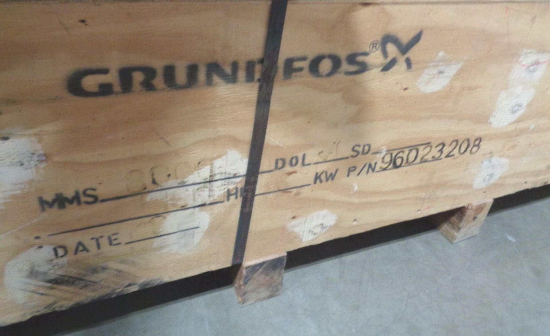 UNUSED Grundfos Stainless Steel Submersible 1100 GPM Pump w/ SS Submersible 100 HP Motor - Image 4 of 6