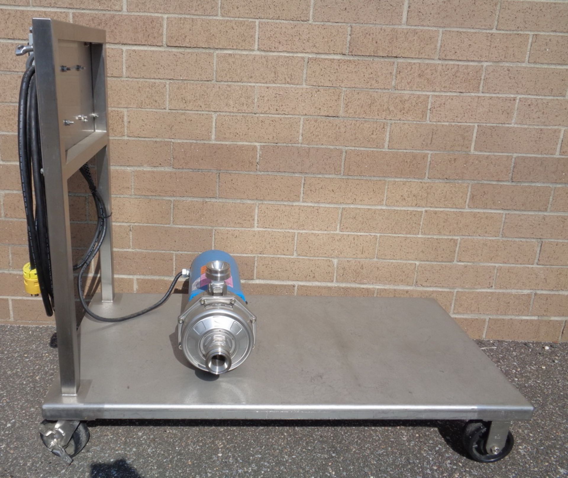 Gould 3HP SS Centrifugal Pump, Model LC, on cart
