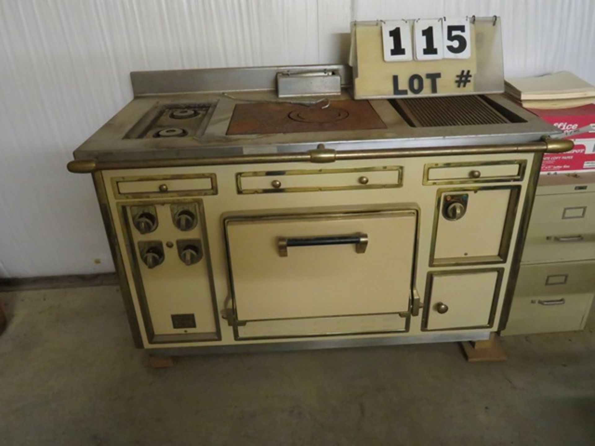 French Top Gas Range, No. de Lexie 7991