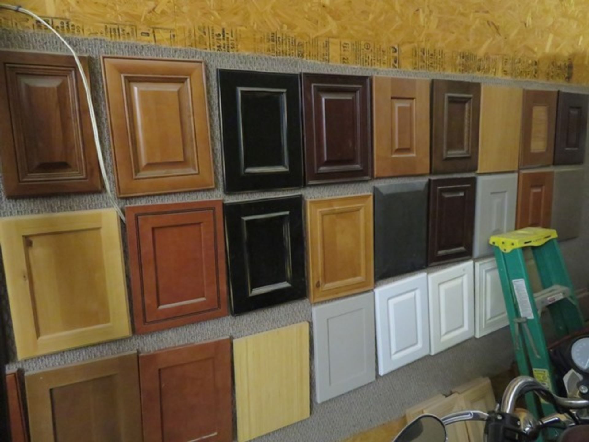 Lot of Cabinet Door Samples (On Both Sides of Wall & Inside Showroom) - Image 2 of 3