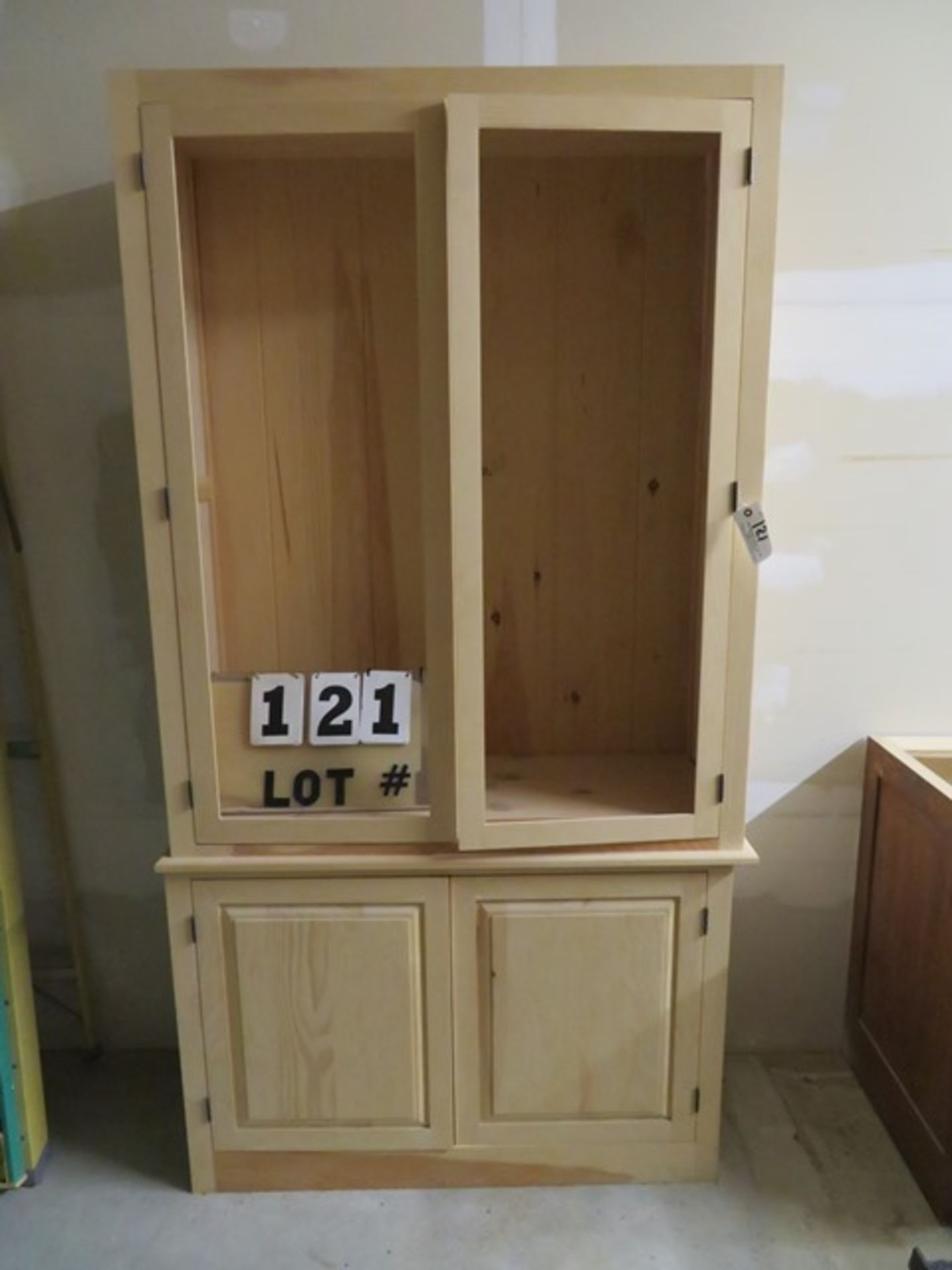 Unfinished Pine Cabinet