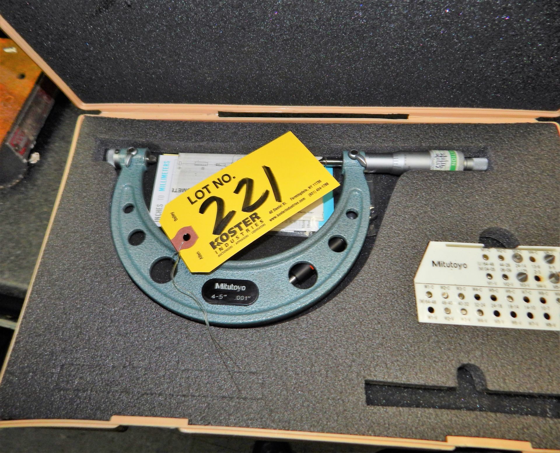 MITUTOYO 4"-5" MICROMETER