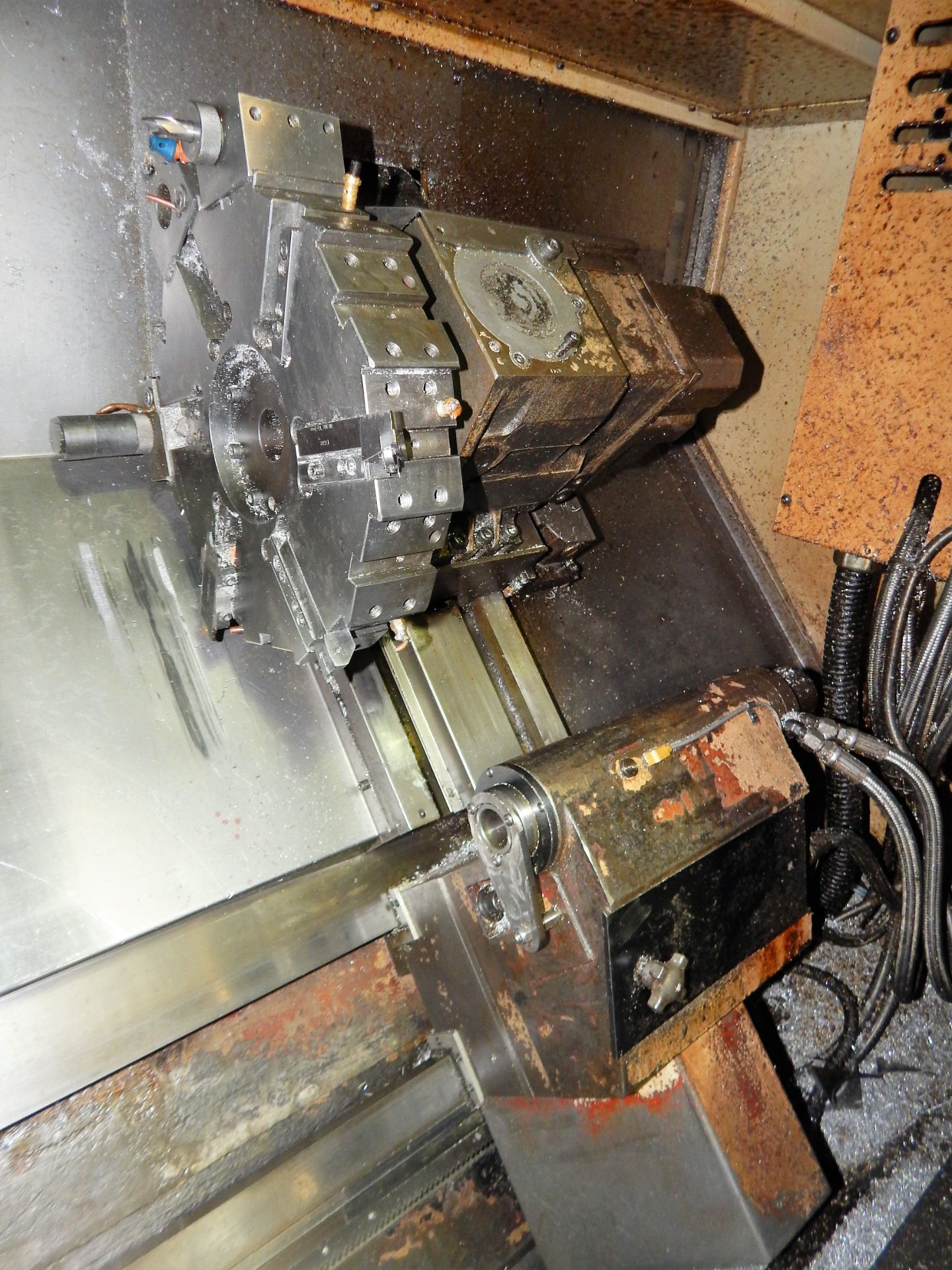 JOHNSFORD MDL. T-20 CNC LATHE WITH 16.54" SWING OVER BED, 11.81" SWING OVER CROSSLIDE, 20.47" - Image 6 of 7