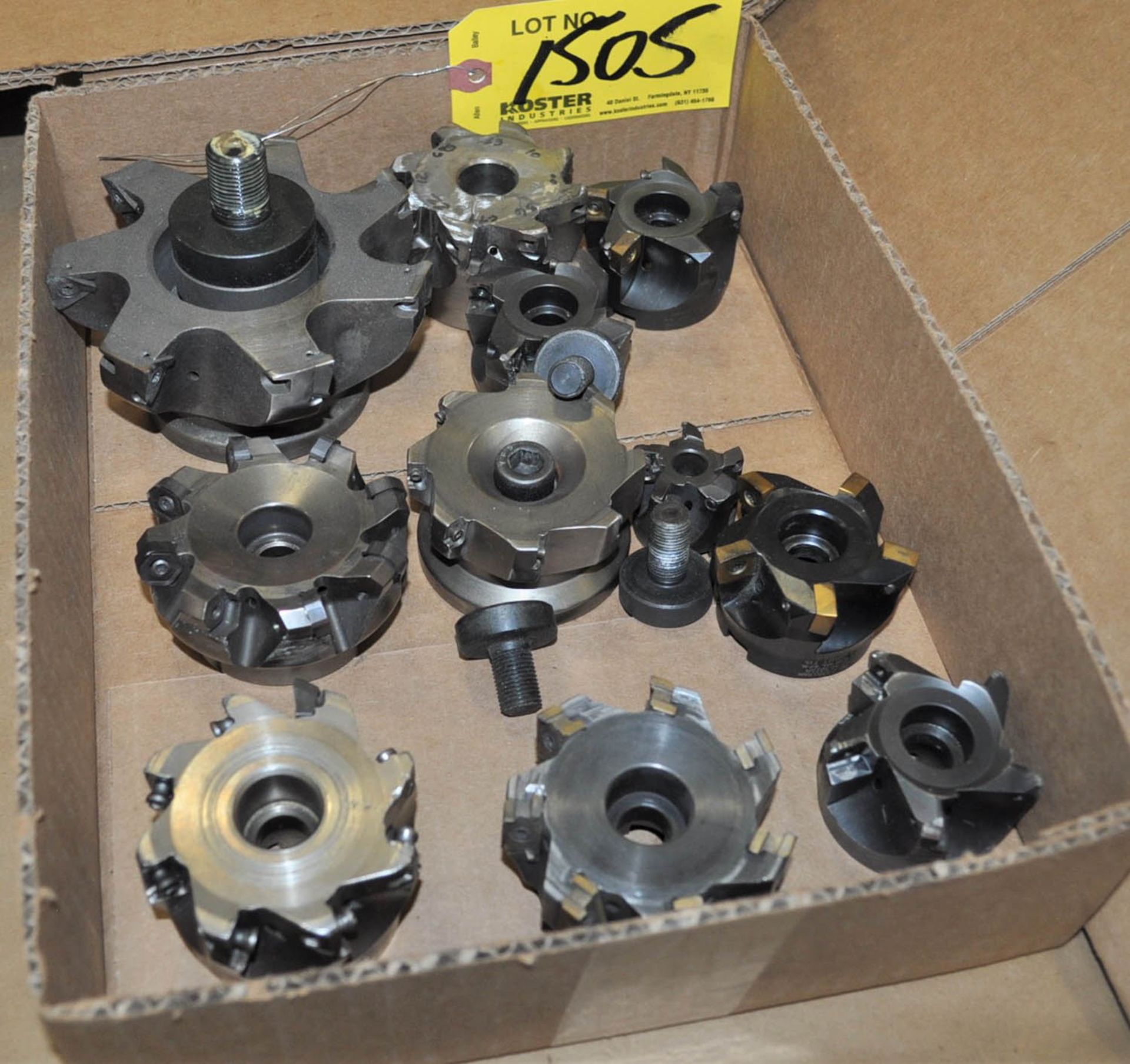 LOT OF ASSORTED CARBIDE INSERT FACE MILLS