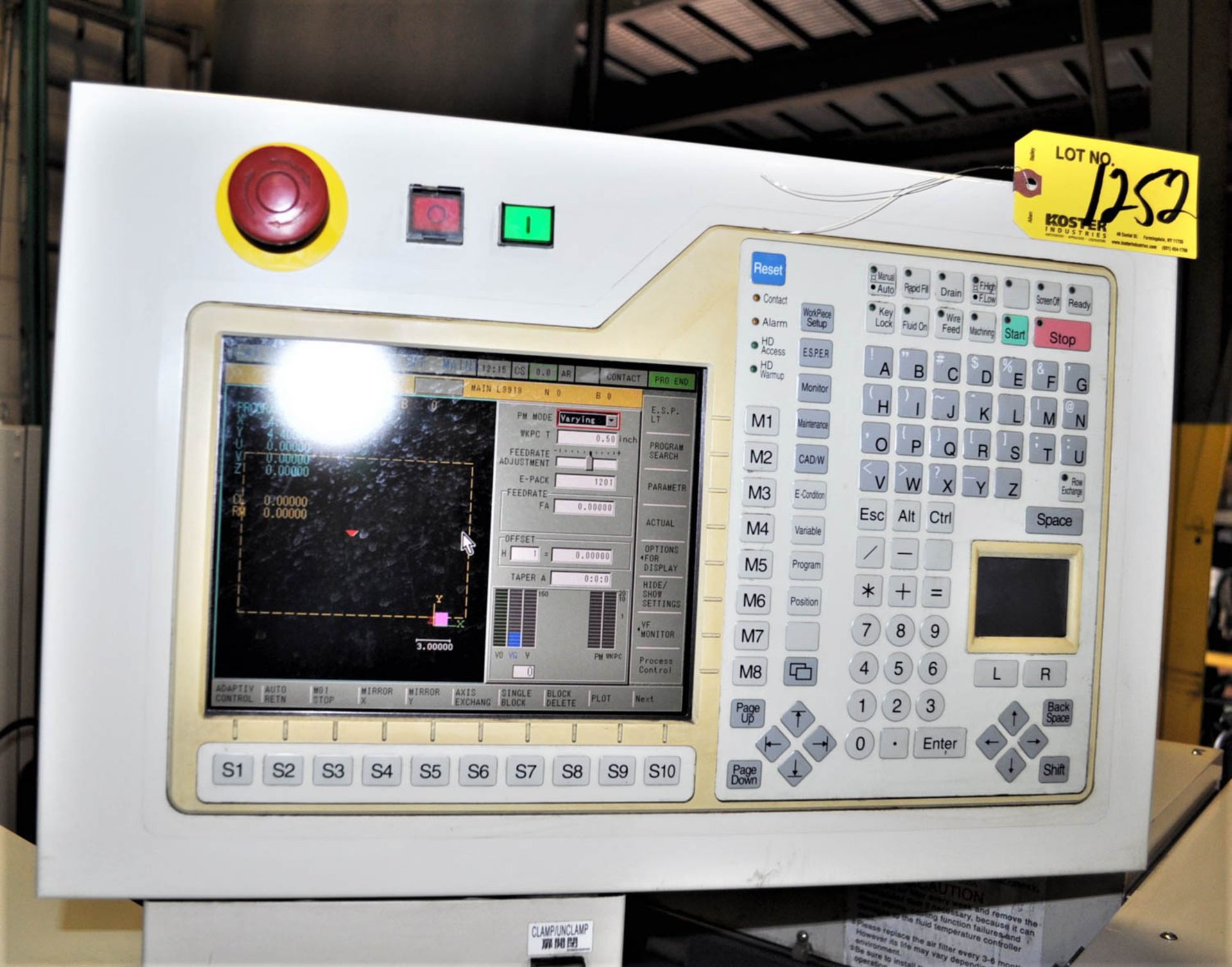 MITSUBISHI MDL. FA20S CNC WIRE EDM, WITH 41.3" X 31.5" X 11.3" MAX WORKPIECE, 3300# MAX WORK WEIGHT, - Image 5 of 7