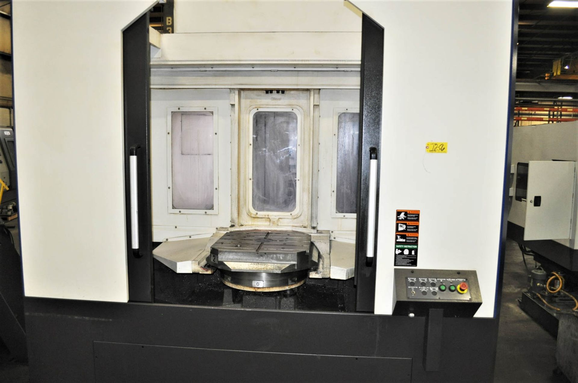 HYUNDAI KIA MDL. HS6300 CNC HORIZONTAL MACHINING CENTER, WITH FANUC 31iA CNC CONTROL, TRAVELS: X- - Image 2 of 10