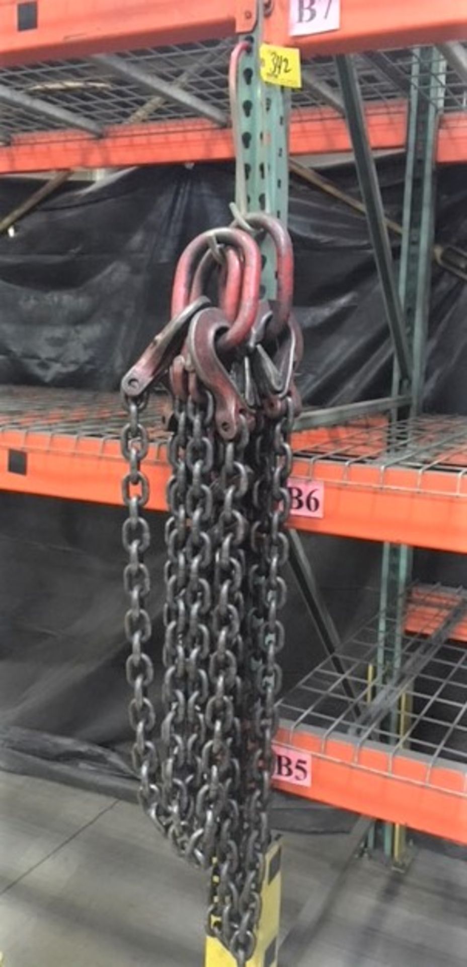 LOT OF ASSORTED LIFTING CHAIN