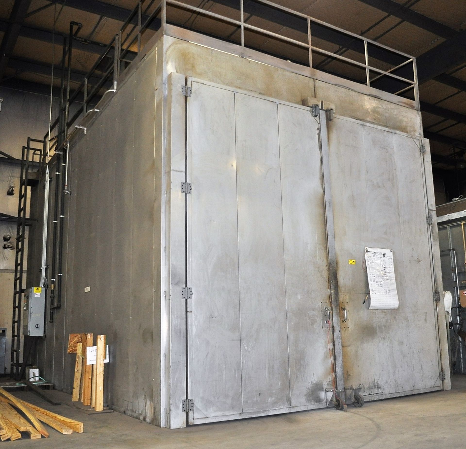 RAPID ENGINEERING MDL. 121225 BATCH CURE OVEN, 500˚F MAX OPERATING TEMPERATURE, 2.4 MILLION BTU / HR - Image 2 of 5