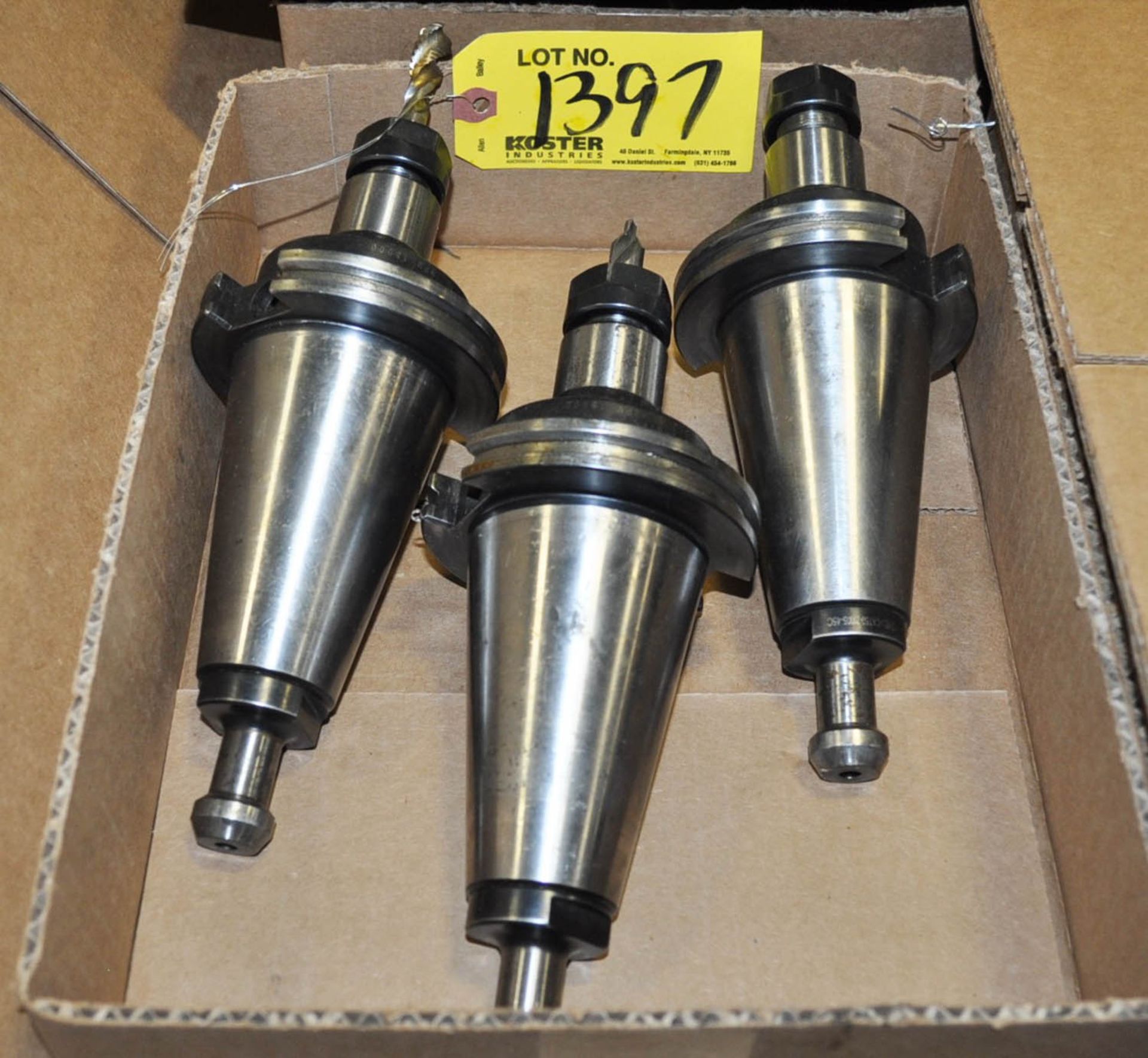 [3] ASSORTED CAT 50T COLLET HOLDERS