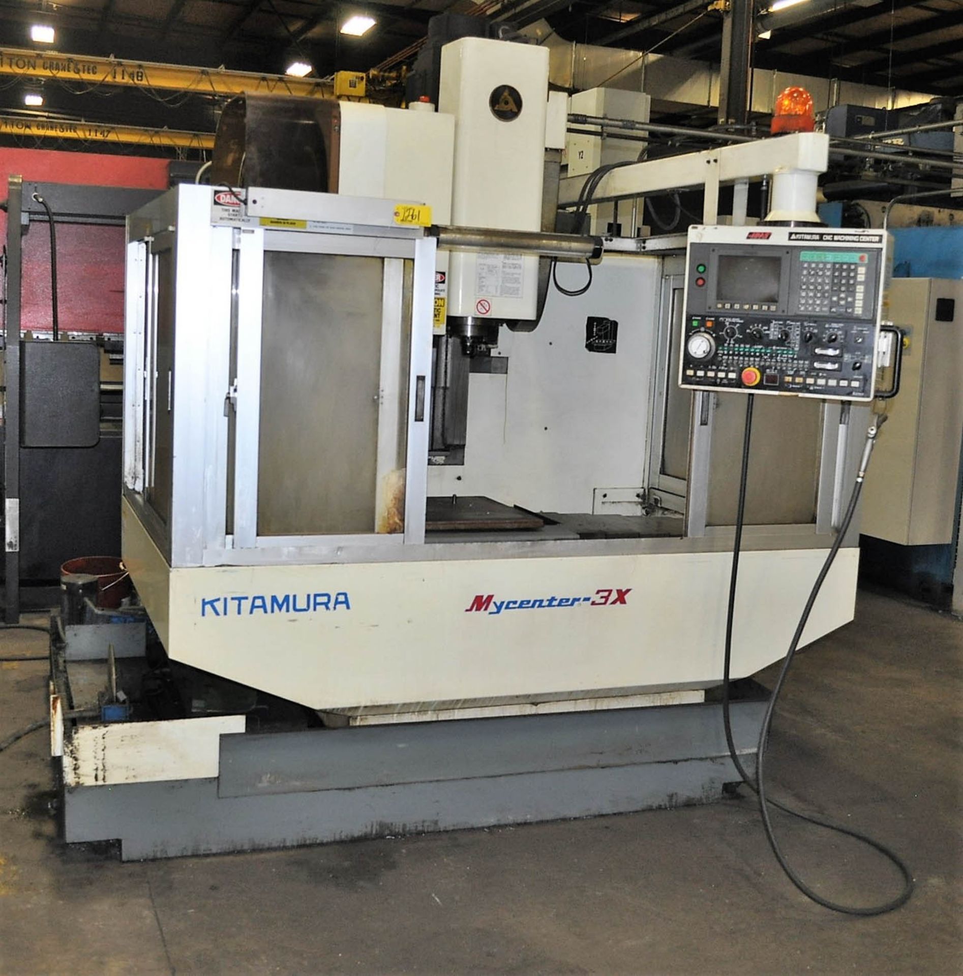 KITAMURA MYCENTER MDL. 3X CNC VERTICAL MACHINING CENTER, WITH 10,000 RPM, 20-POSITION AUTOMATIC TOOL