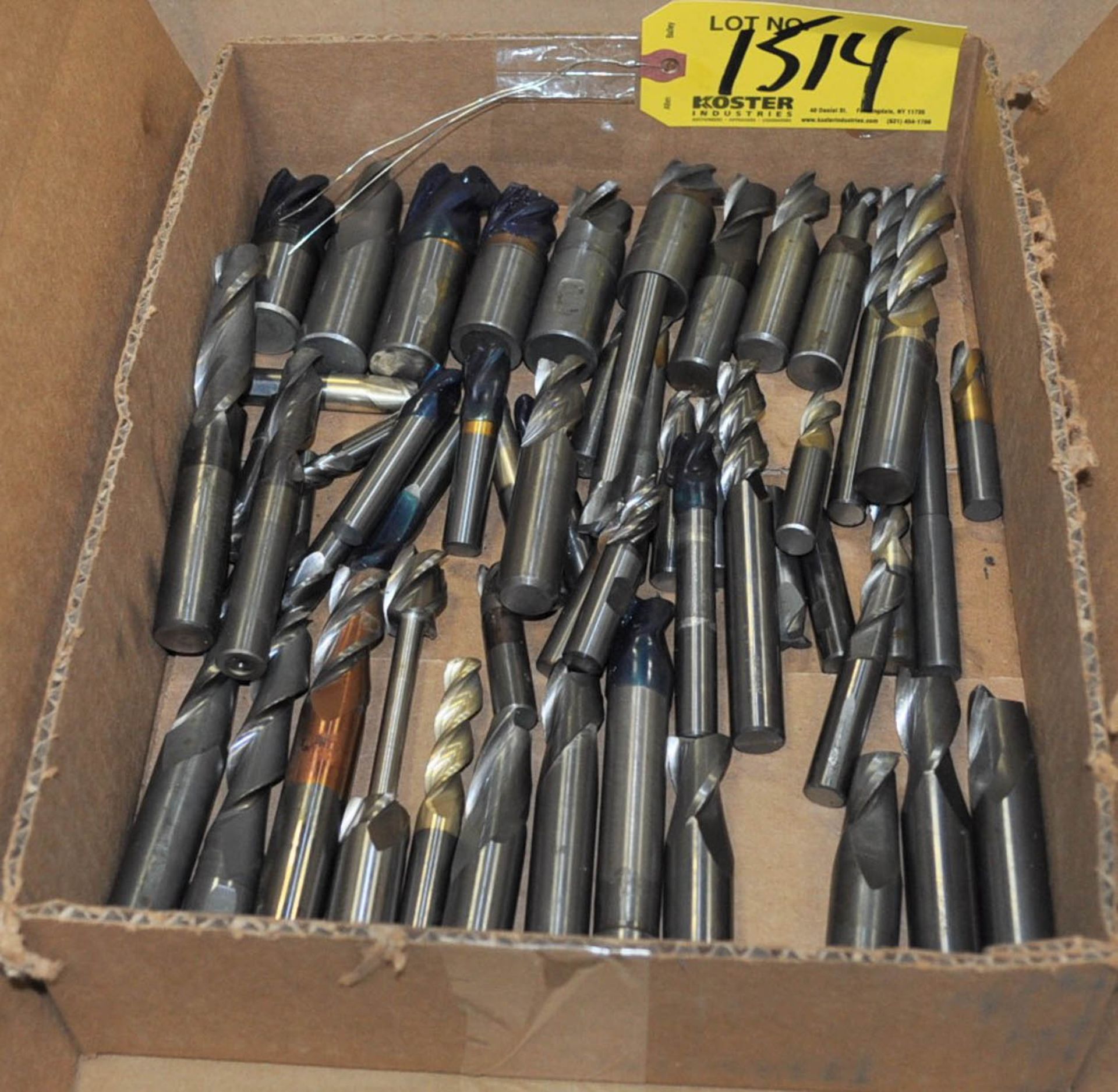 LOT OF ASSORTED SOLID CARBIDE END MILLS