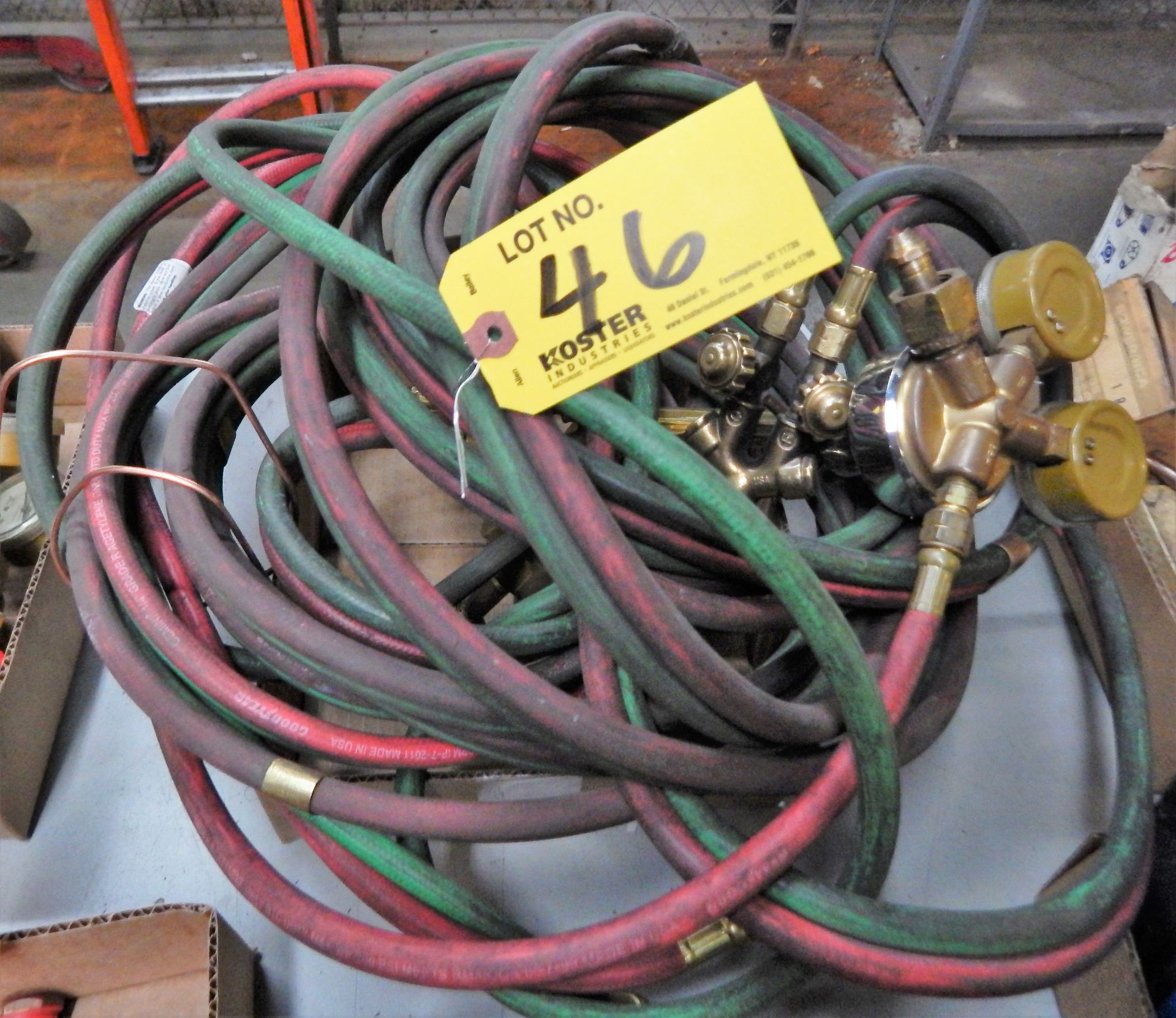 OXYGEN ACETYLENE HOSE, REGULATOR & TORCH