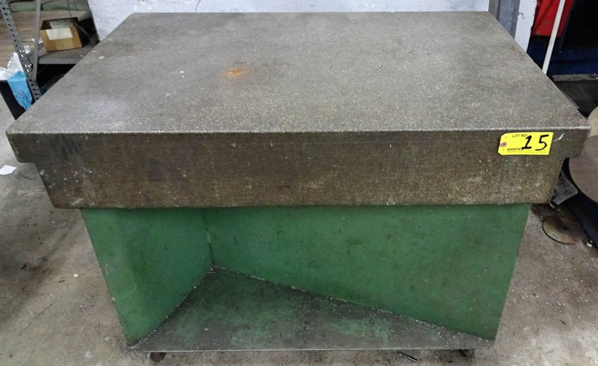 48" X 30" X 8" DOUBLE DROP GRANITE SURFACE PLATE WITH STAND