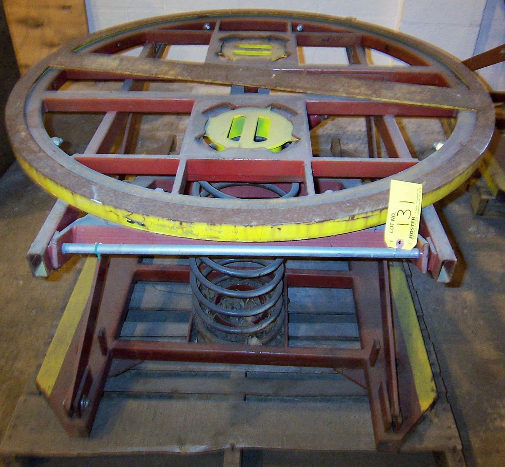 SOUTHWORTH "PALLET PAL" 43" DIAMETER SCISSOR MATERIAL LIFTS