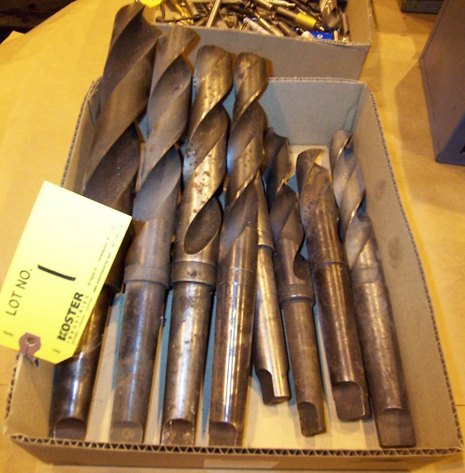 (5) ASSORTED HIGH SPEED DRILL BITS