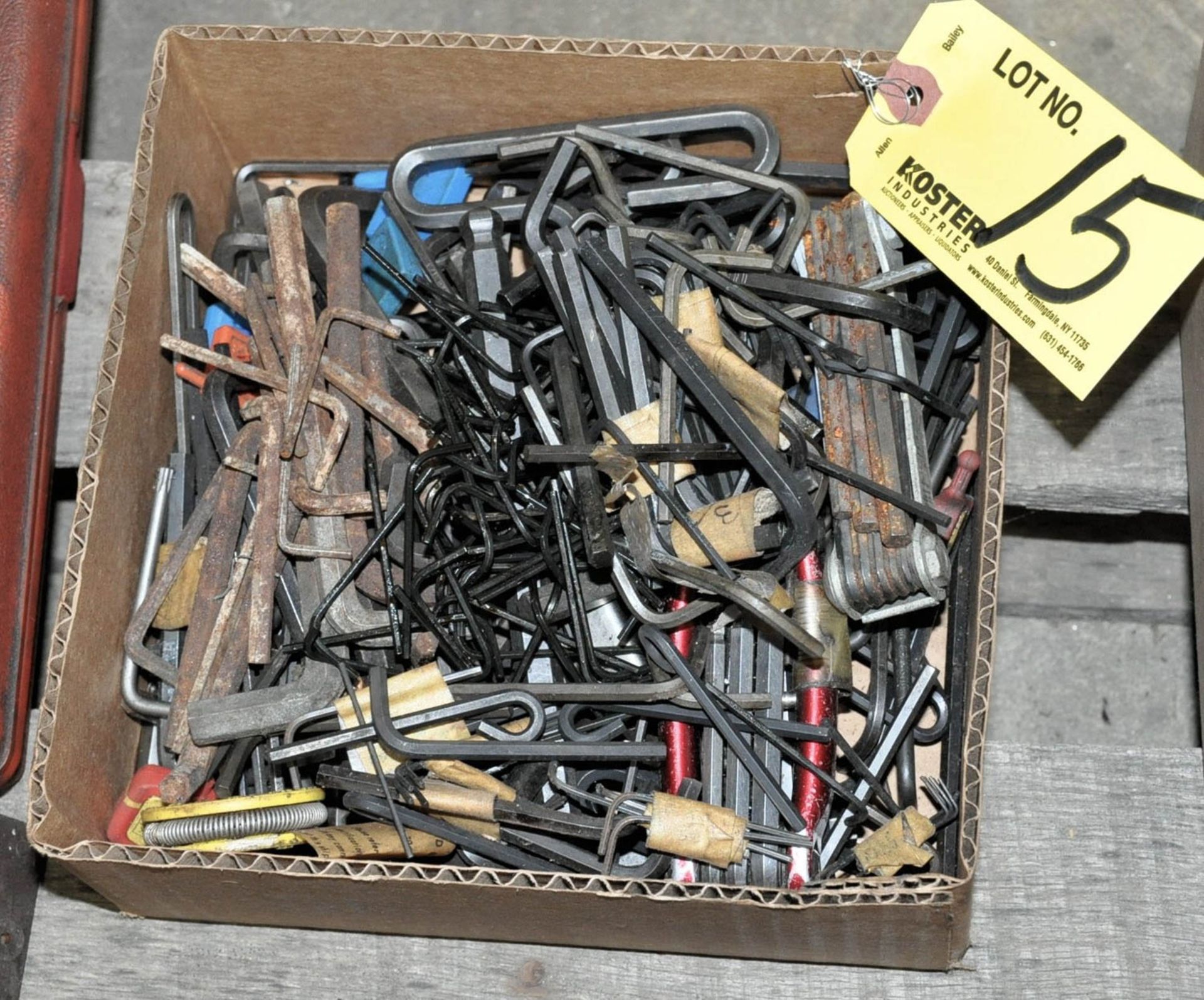 BOX OF ALLEN WRENCHES