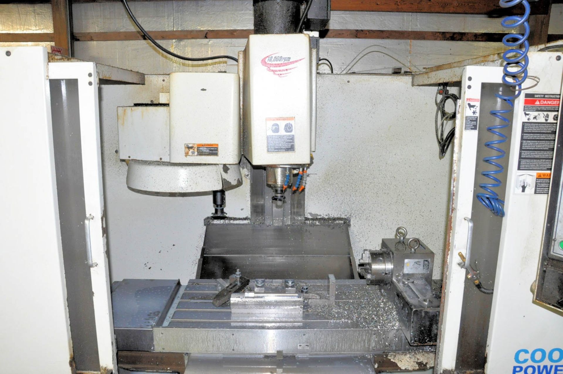 FADAL MDL. VMC4020 CNC VERTICAL MACHINING CENTER, WITH FADAL CNC 32MP CNC CONTROLLER, 40" X 20" - Image 4 of 7
