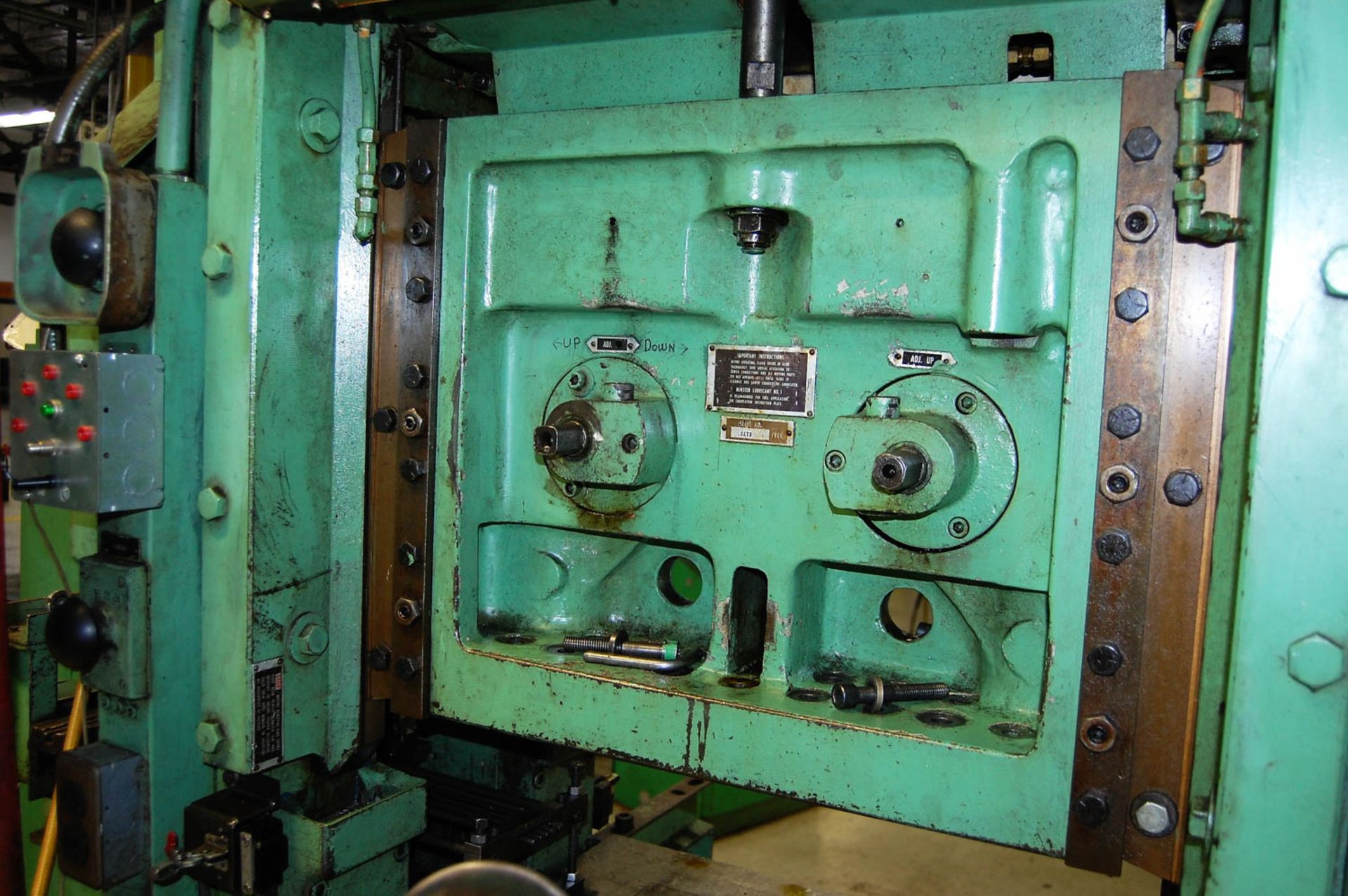 30 TON MINSTER MDL. P2-30-24 "PIECE-MAKER" HIGH SPEED PRESS, WITH 1.25" STROKE, 12.25" SHUT - Image 3 of 10