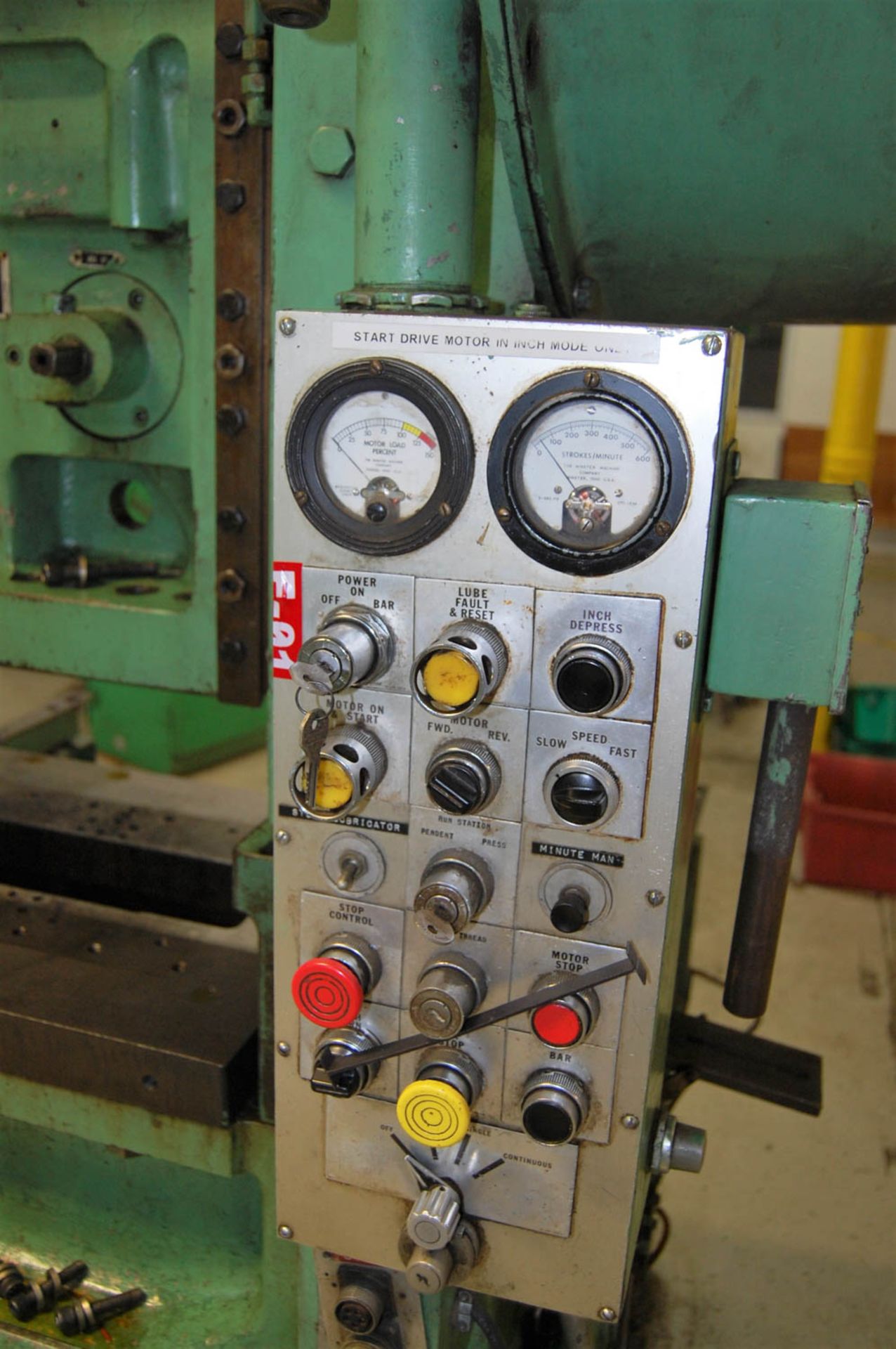30 TON MINSTER MDL. P2-30-24 "PIECE-MAKER" HIGH SPEED PRESS, WITH 1.25" STROKE, 12.25" SHUT - Image 2 of 10
