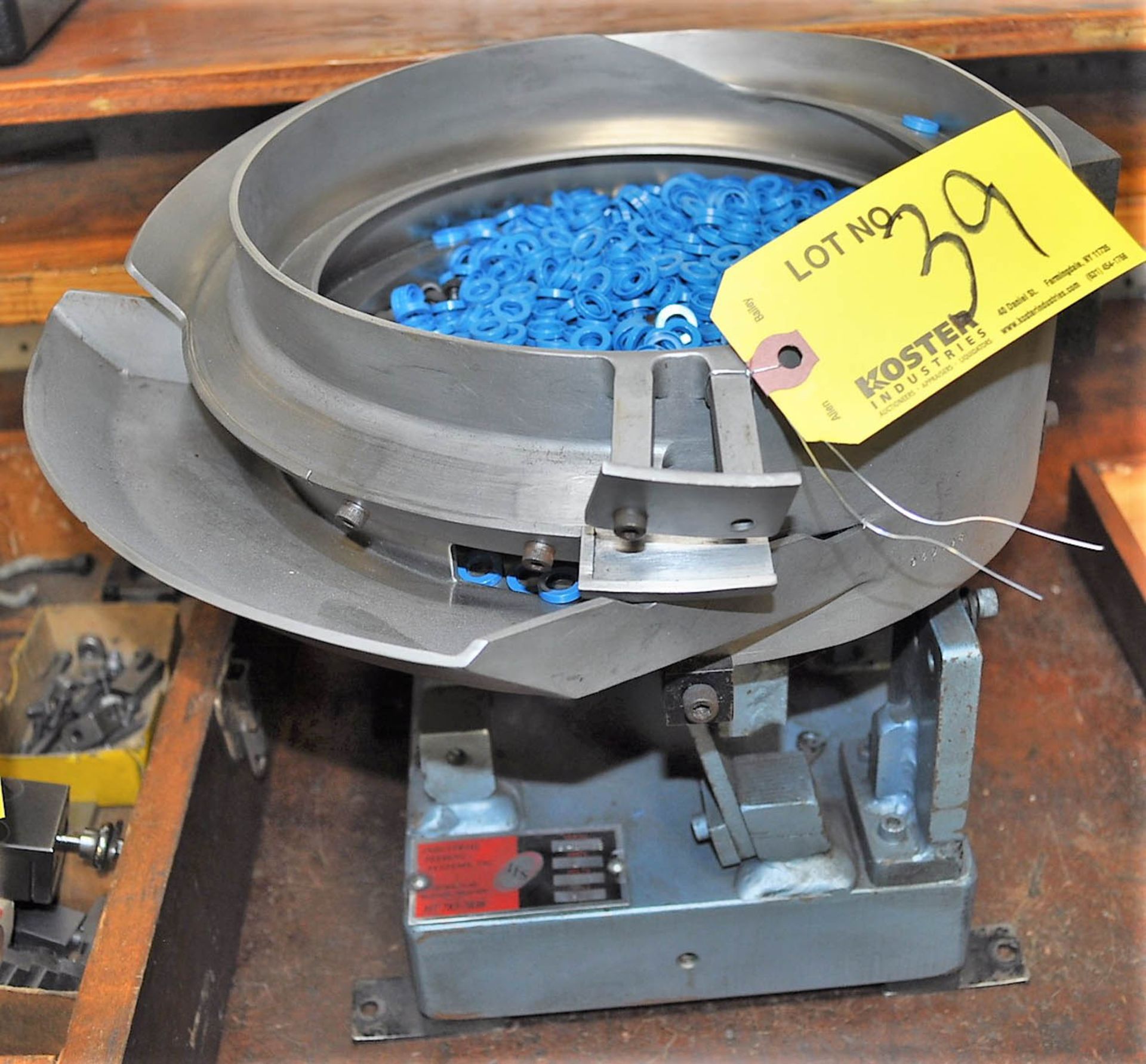 I.F.S. VIBRATORY BOWL FEED, 10" DIAMETER