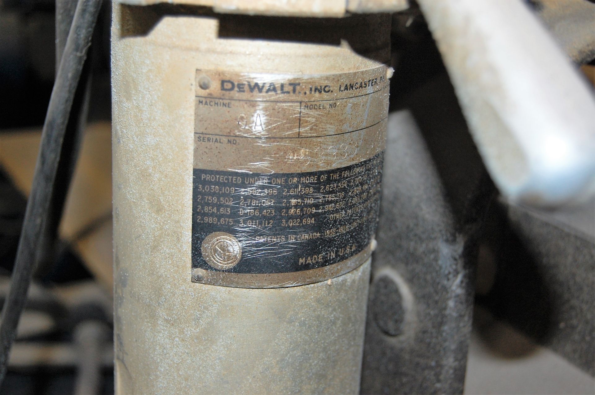 DeWALT MDL. GA 3HP 26" RIP SAW, S/N: 53933 [LOCATED IN MELVILLE, NY] - Image 6 of 6