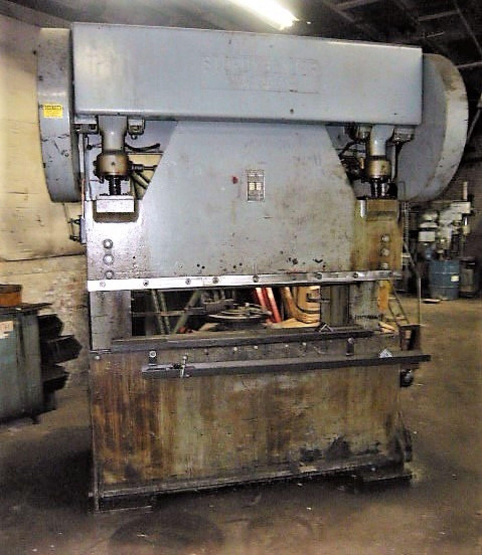 30 TON X 6' CYRIL BATH "STURDYBENDER" MDL. B-3-4 MECHANICAL PRESS BRAKE, 6' X 3/16", 4' X 1/4",