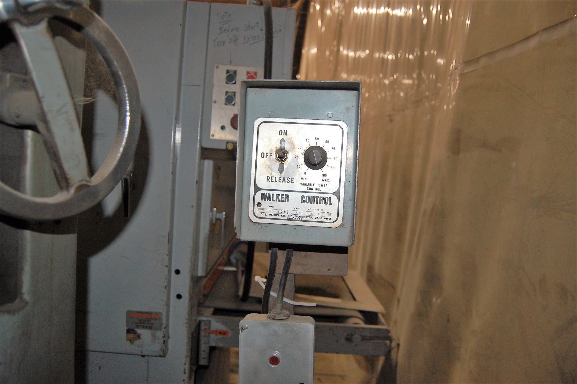 6" X 18" BOYAR SCHULTZ MDL. 618H SURFACE GRINDER, WITH MAGNA-LOCK ELECTROMAGNETIC CHUCK, WALKER - Image 6 of 7