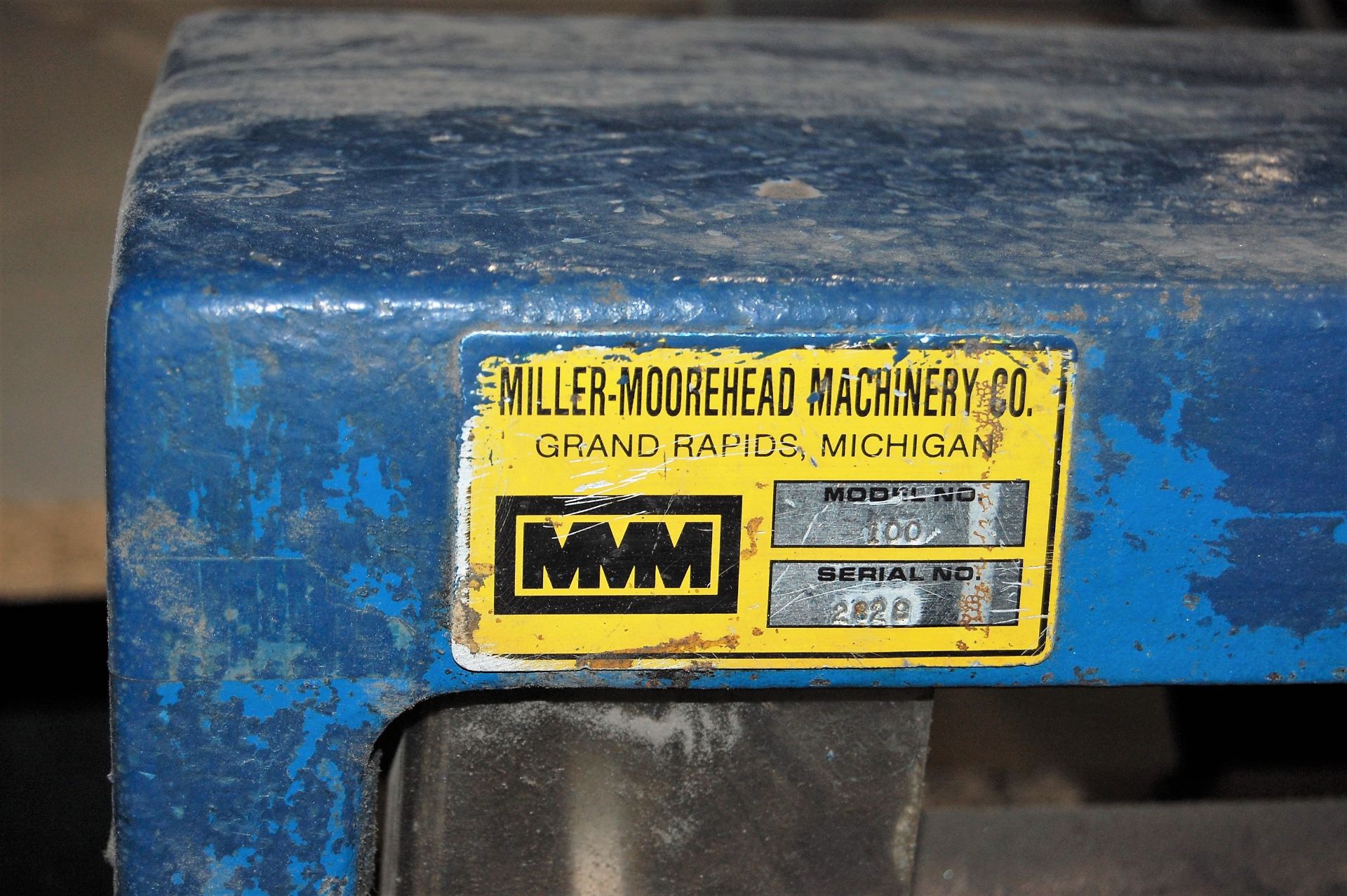 MILLER MOOREHEAD MACHINERY MDL. 100 1/4HP SLITTER, SINGLE PHASE, S/N: 2028 [LOCATED IN MELVILLE, - Image 3 of 3