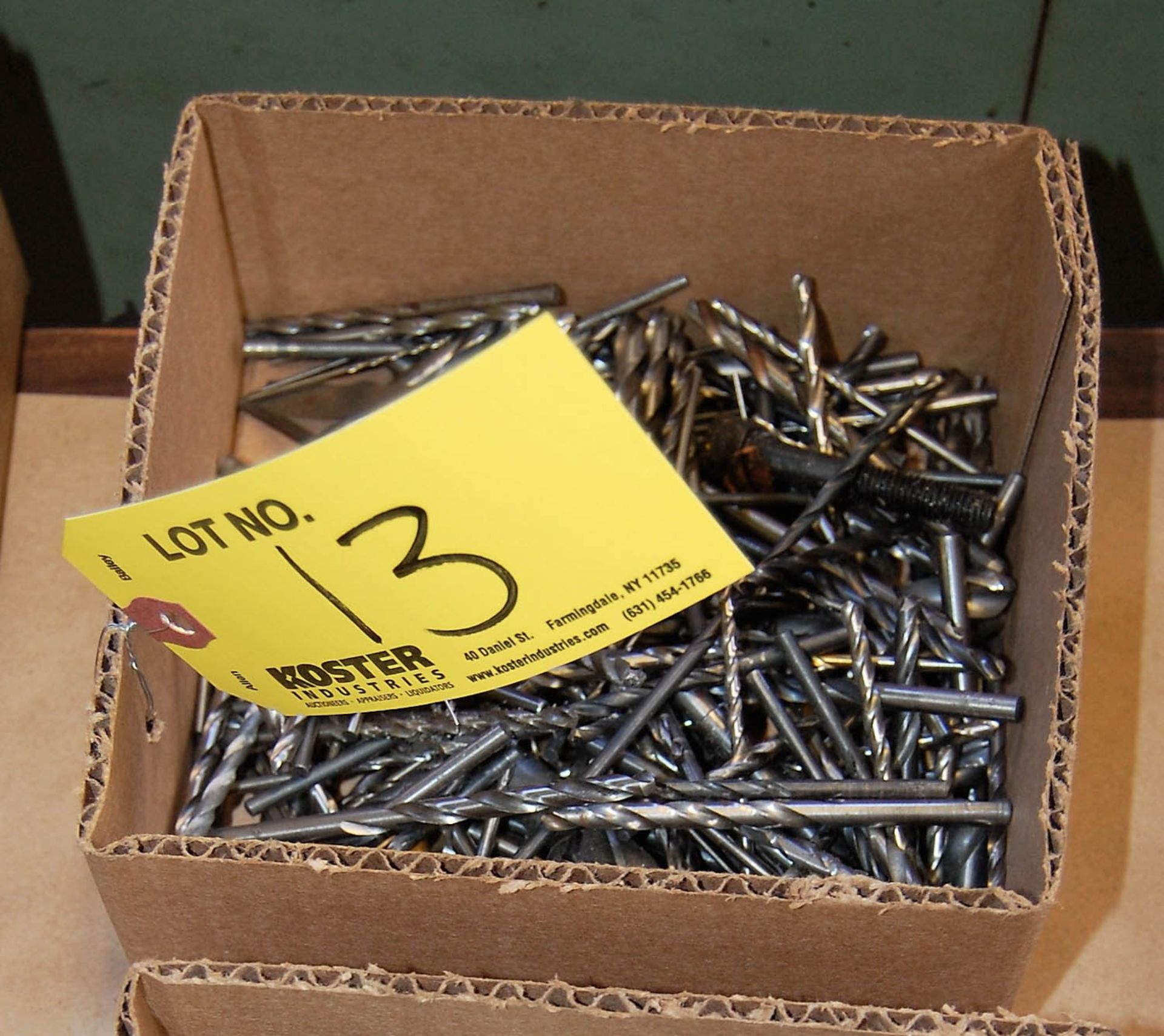 LOT OF ASSORTED HIGH SPEED DRILL BITS