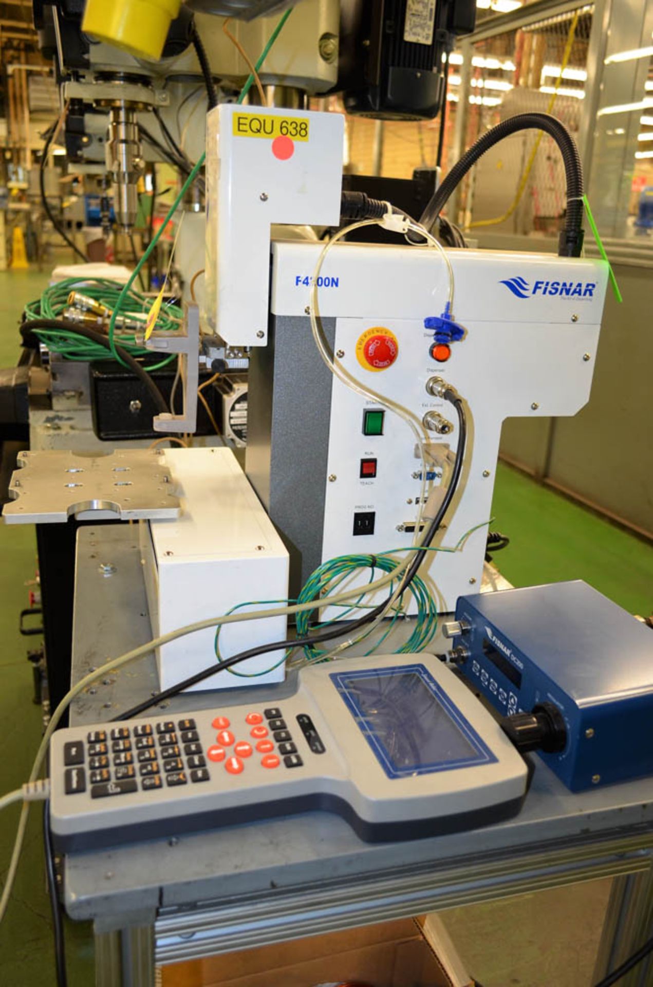 FISNAR MDL. F4200N AUTOMATIC SOLDER DISPENSING UNIT, WITH FISNAR CONTROLLER, PENDANT CONTROLS - Image 2 of 3