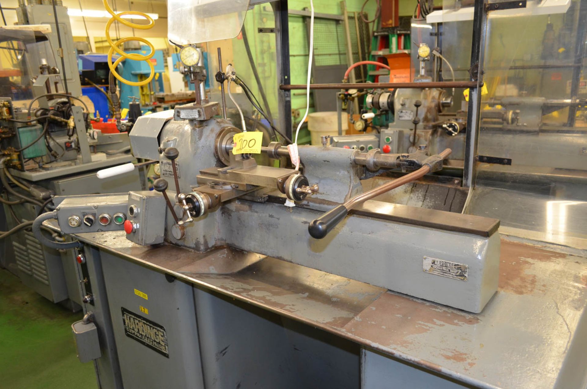 HARDINGE MDL. DSM-59R TOOLROOM LATHE, WITH COMPOUND & TAILSTOCK, S/N: DV-59-15221 - Image 3 of 4