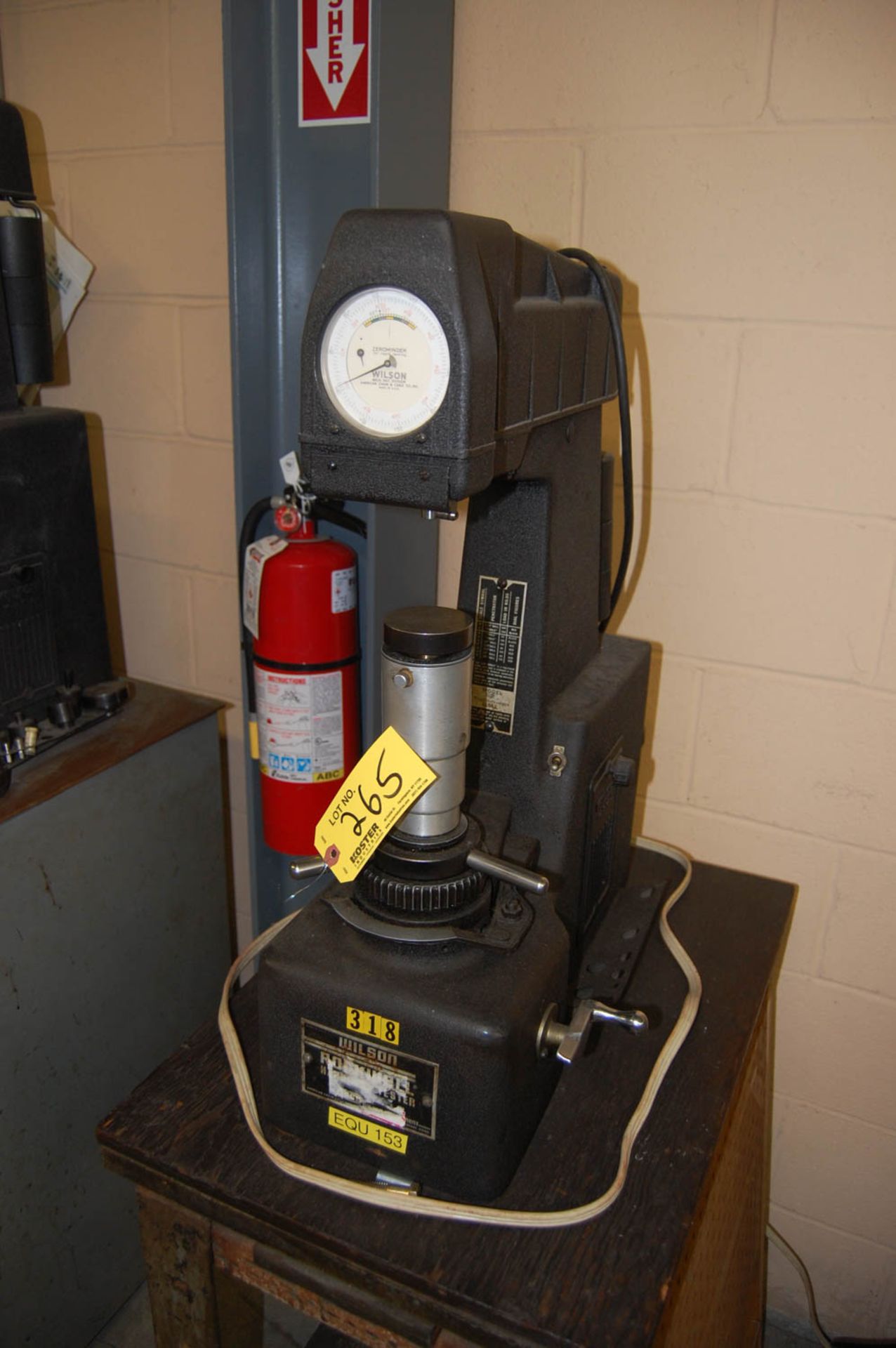 WILSON ROCKWELL MDL. 8JR HARDNESS TESTER, S/N: 11081