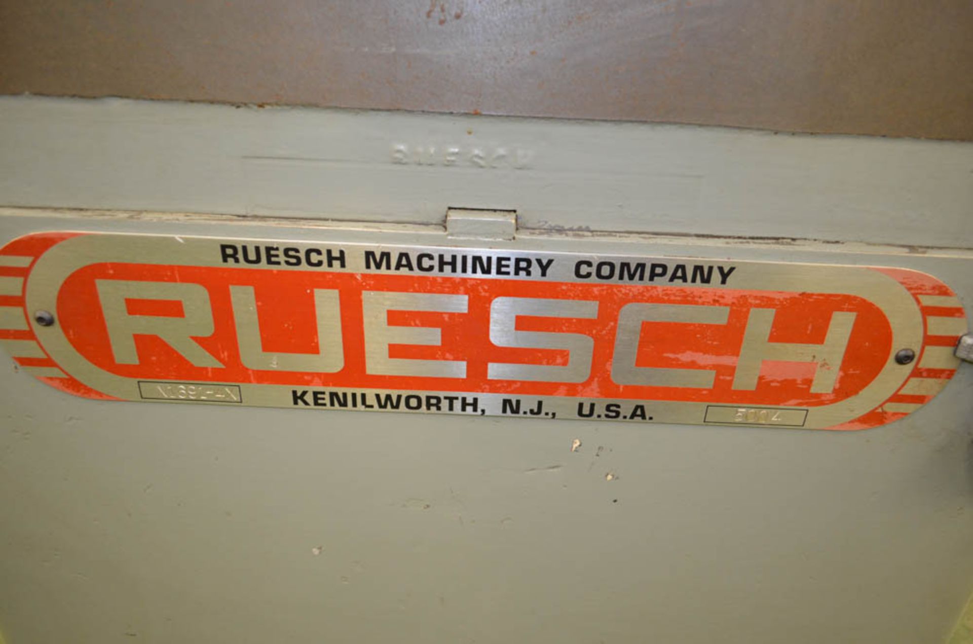 RUESCH MDL. N1691-4X 10" X 8" ROLLING MILL, S/N: 5004 - Image 5 of 5