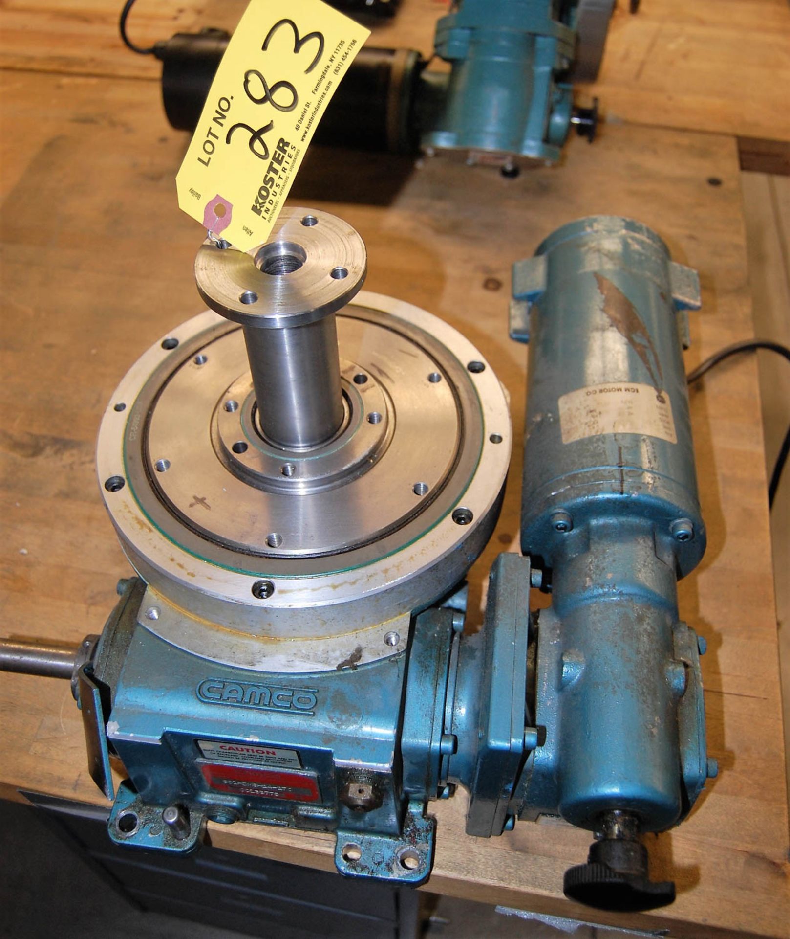 CAMCO MOTOR DRIVEN ROTARY TABLE