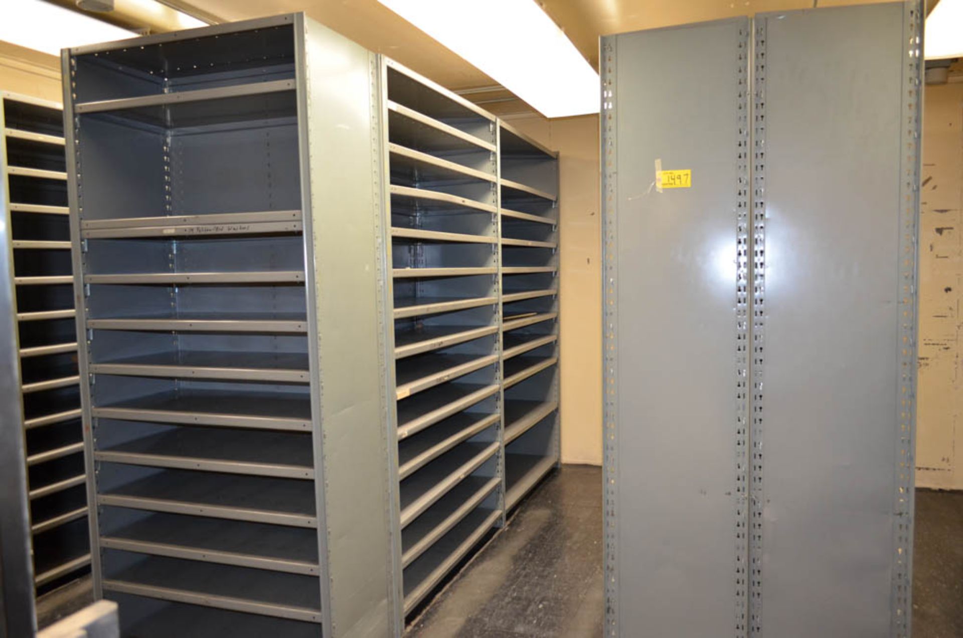 LOT OF SHELVING IN VAULT - Image 2 of 2