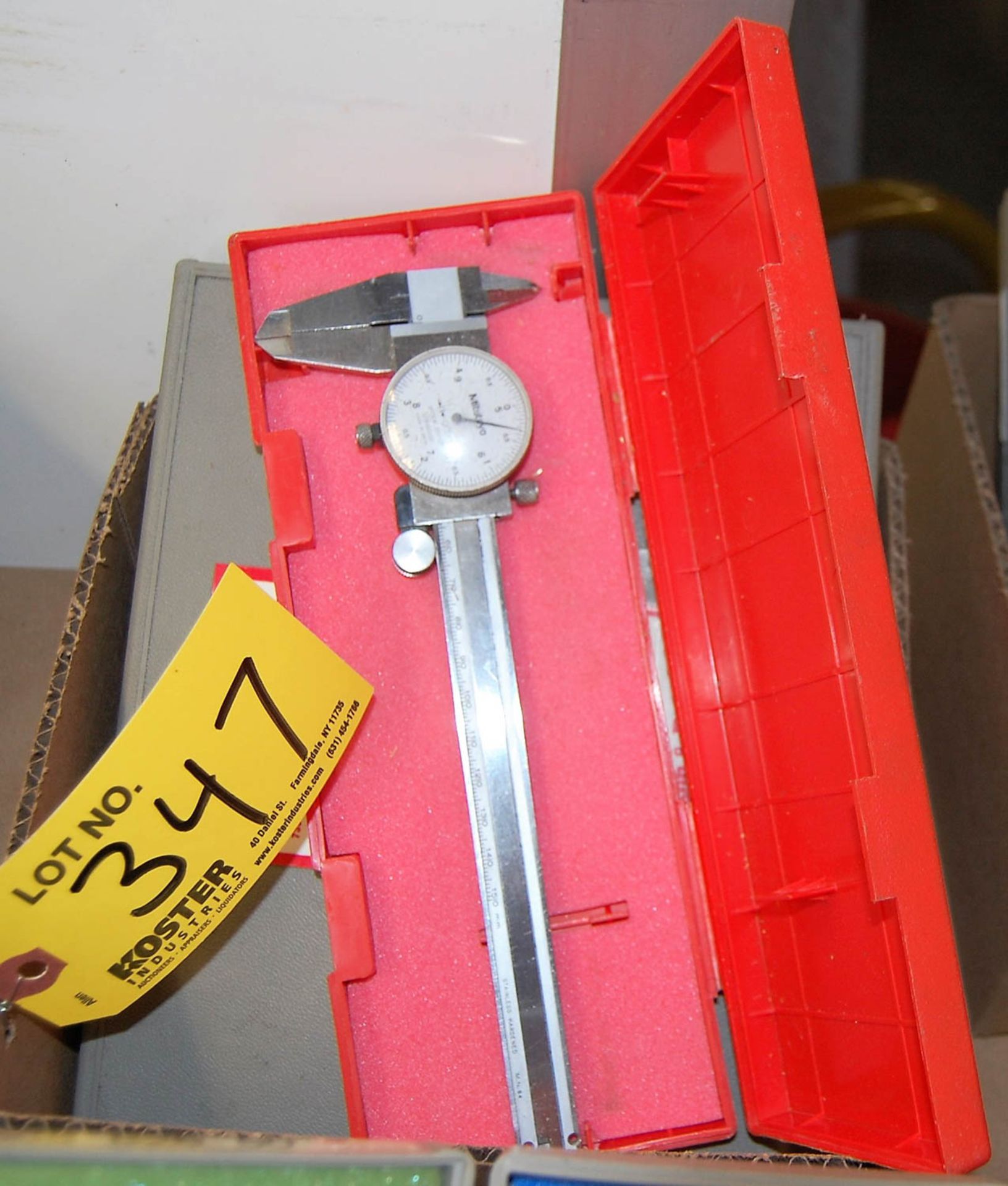 [3] MITUTOYO 6" VERNIER CALIPERS WITH DIAL INDICATORS