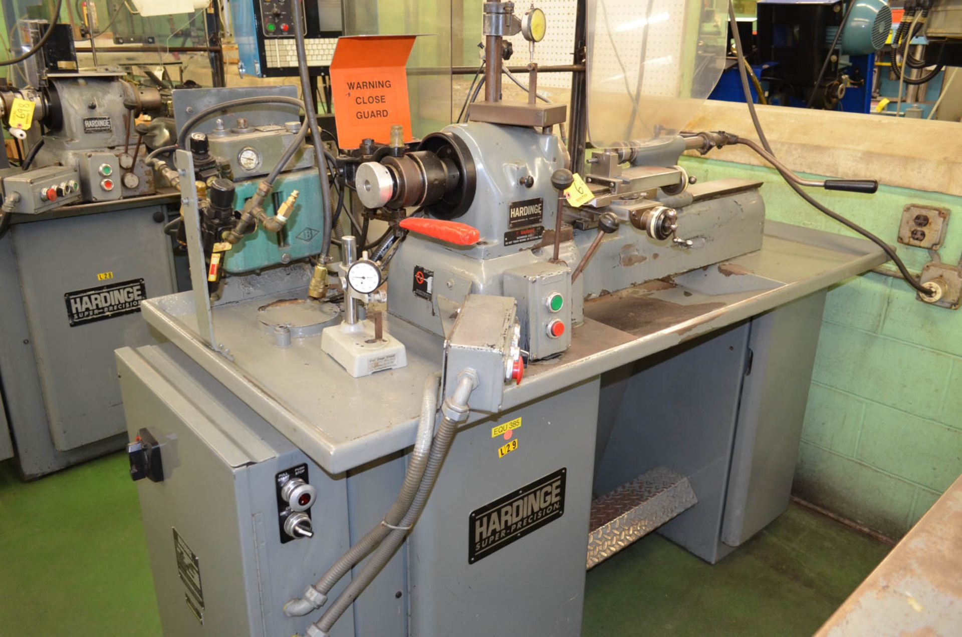 HARDINGE MDL. DSM-59R TOOLROOM LATHE, WITH COLLET CLOSER, COMPOUND & TAILSTOCK, S/N: DV-59-19591 - Image 2 of 4