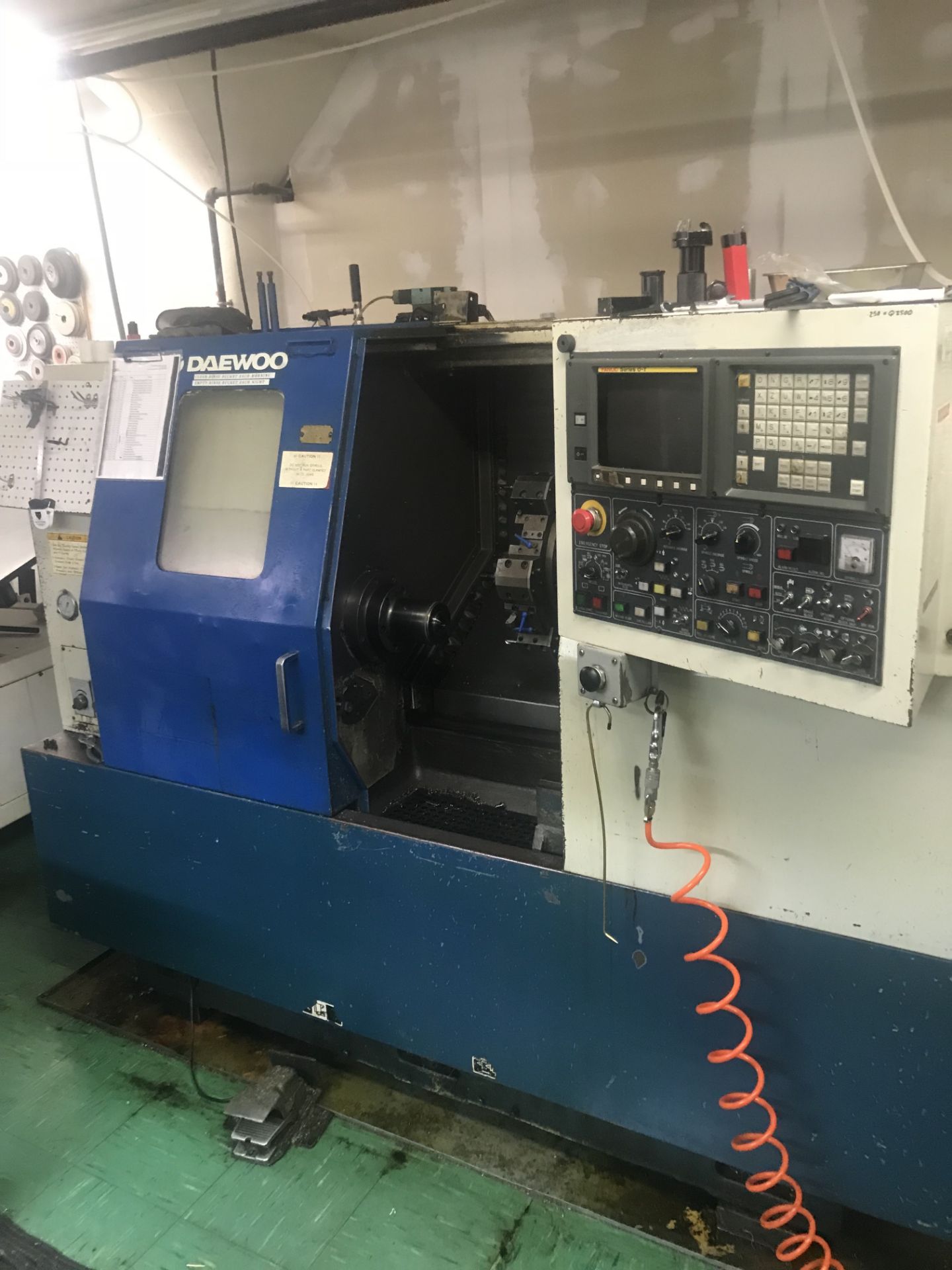 DAEWOO PUMA MODEL 8-S CNC LATHE, 14.6" MAXIMUM TURNING