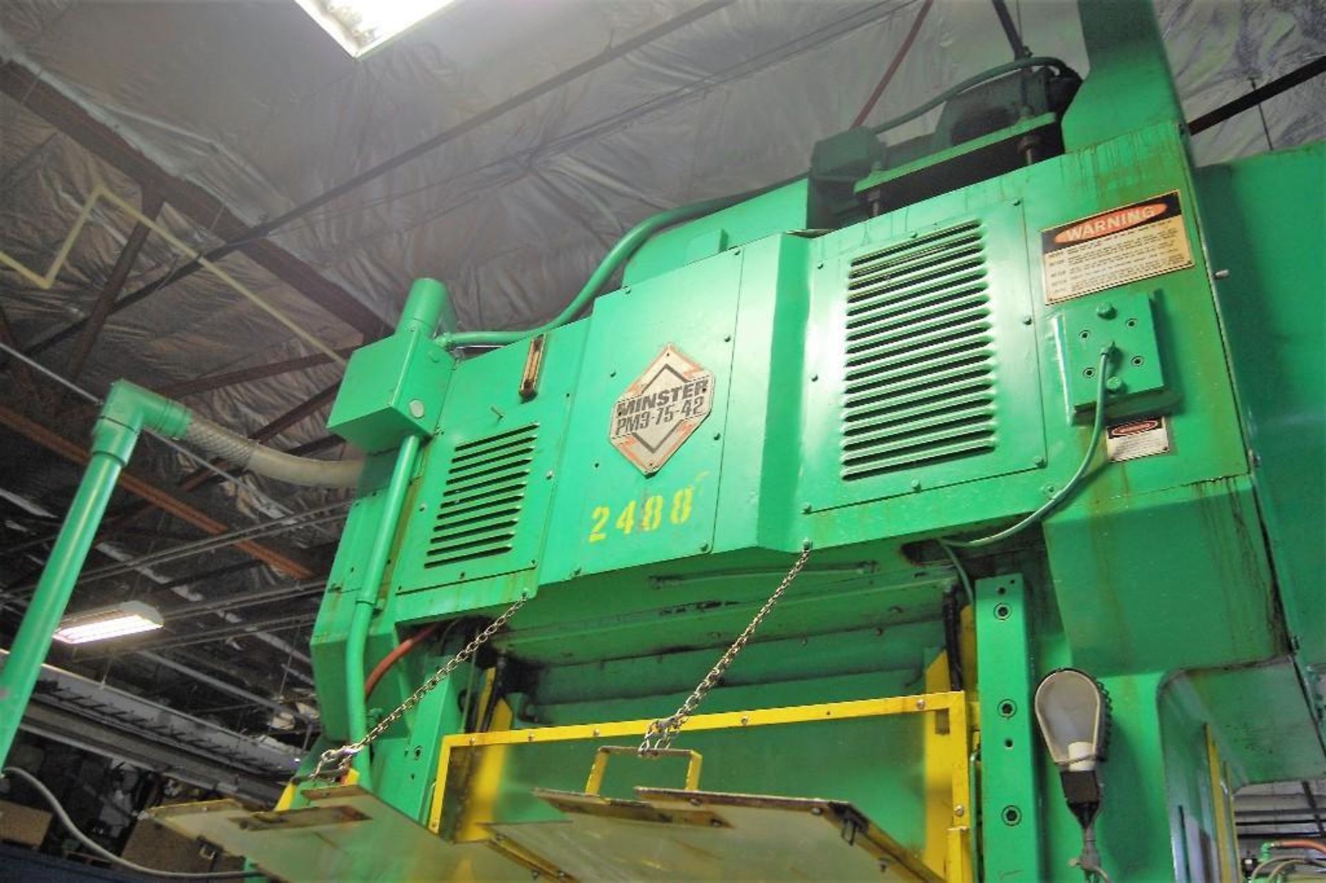 MINSTER MODEL PM3-75-24787 75-TON HIGH SPEED PRESS - Image 2 of 12