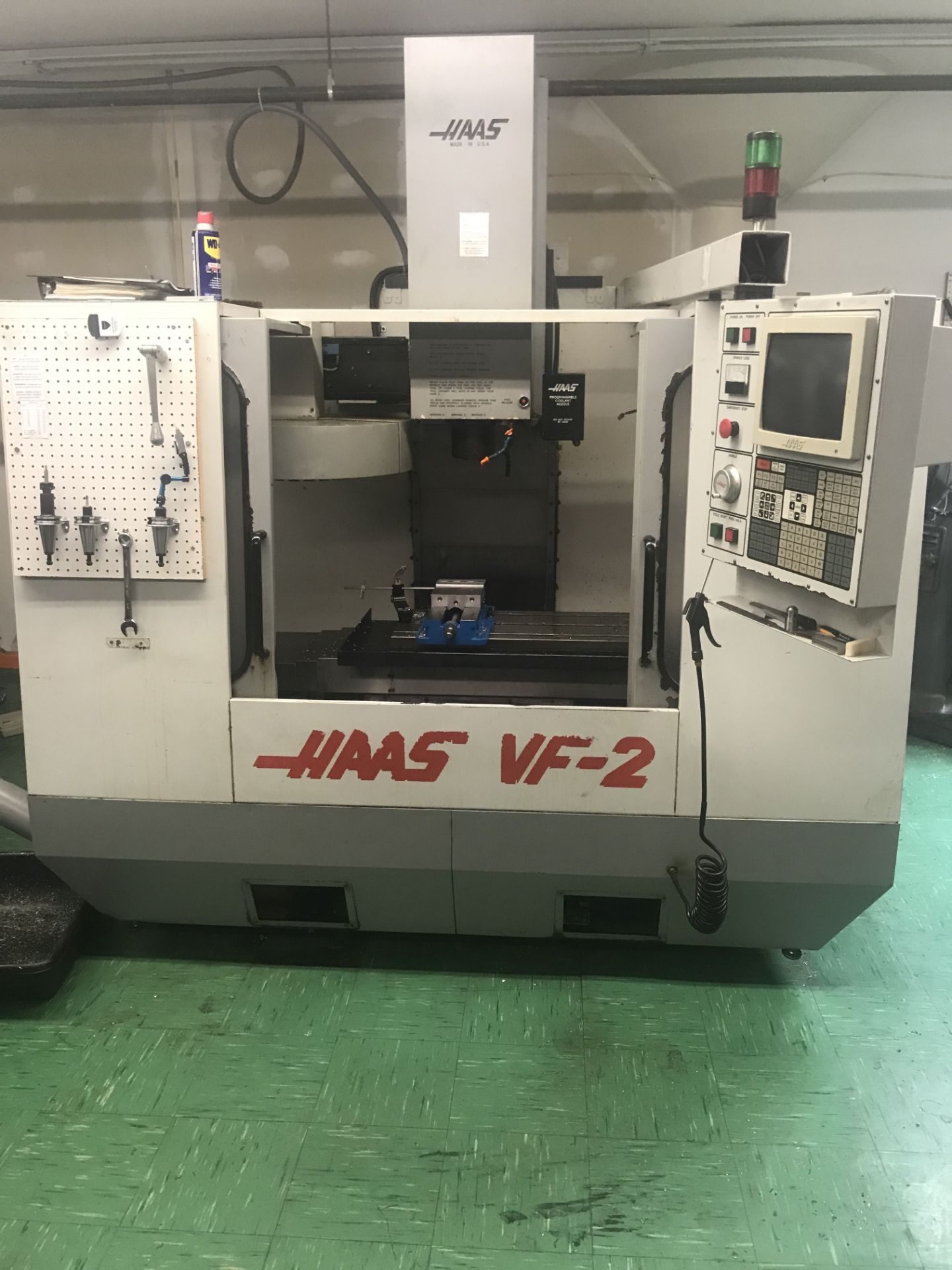 HAAS VF-2 CNC VERTICAL MACHINING CENTER, WITH 30" X 16" X 20" TRAVELS