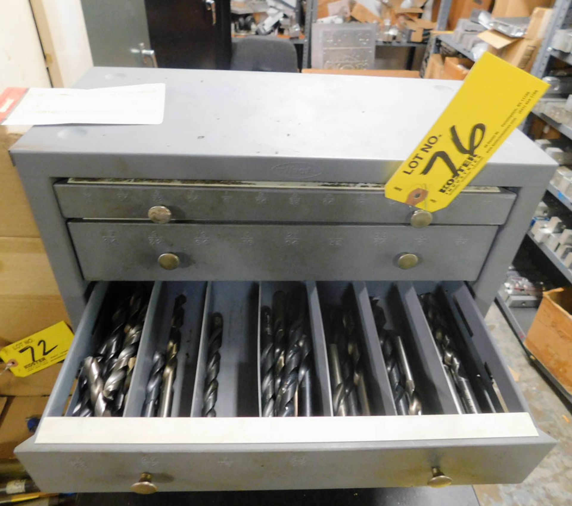 HUOT 3 DRAW DRILL INDEX CABINET