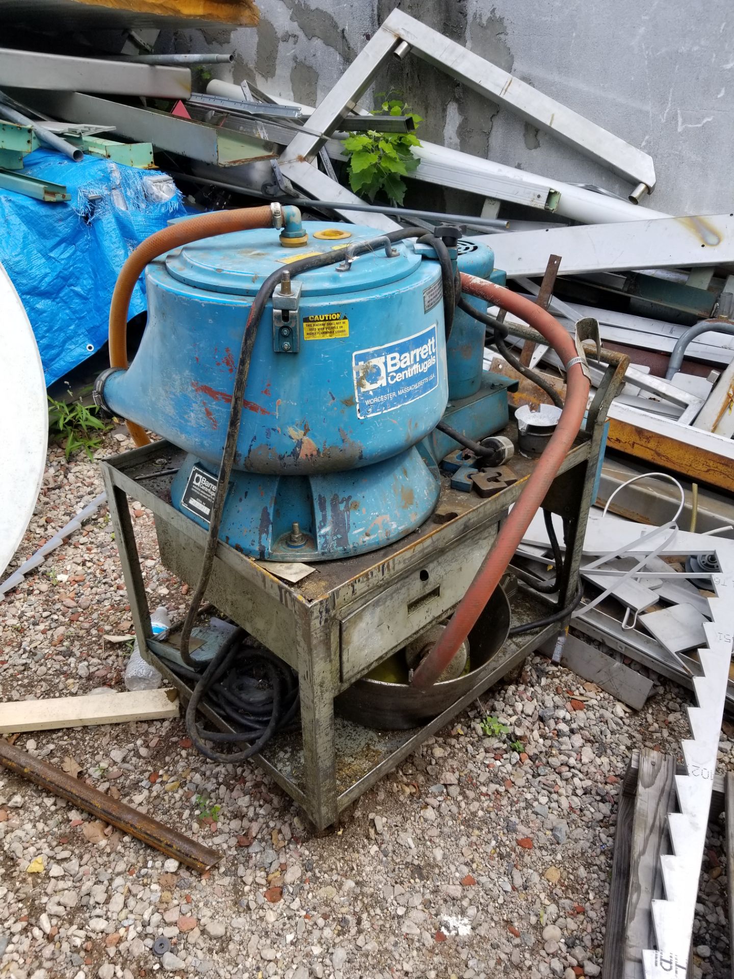 BARRETT CENTRIFUGALS CENTRIFUGE, S/N: 2360129F