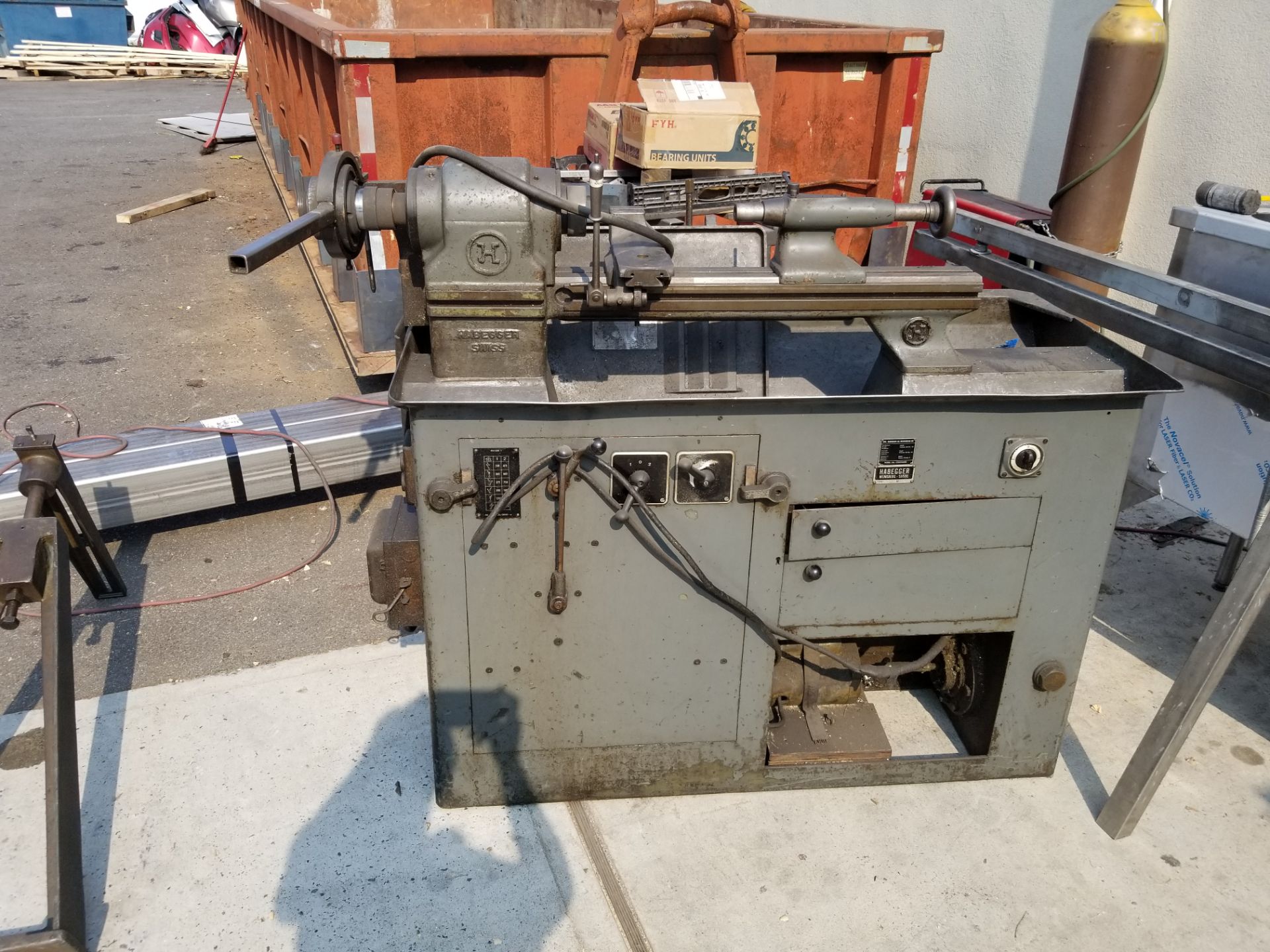 HABEGGER MODEL SC-F3E SWISS TYPE LATHE