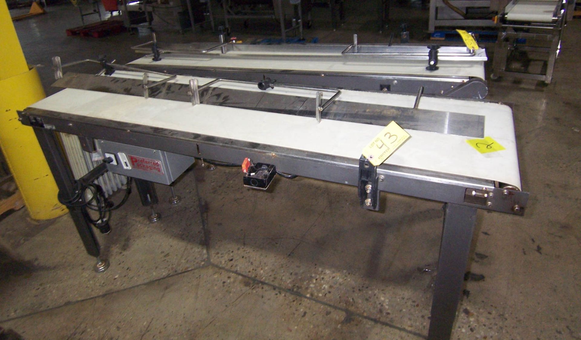 (2) 17" X 70" BELT CONVEYOR