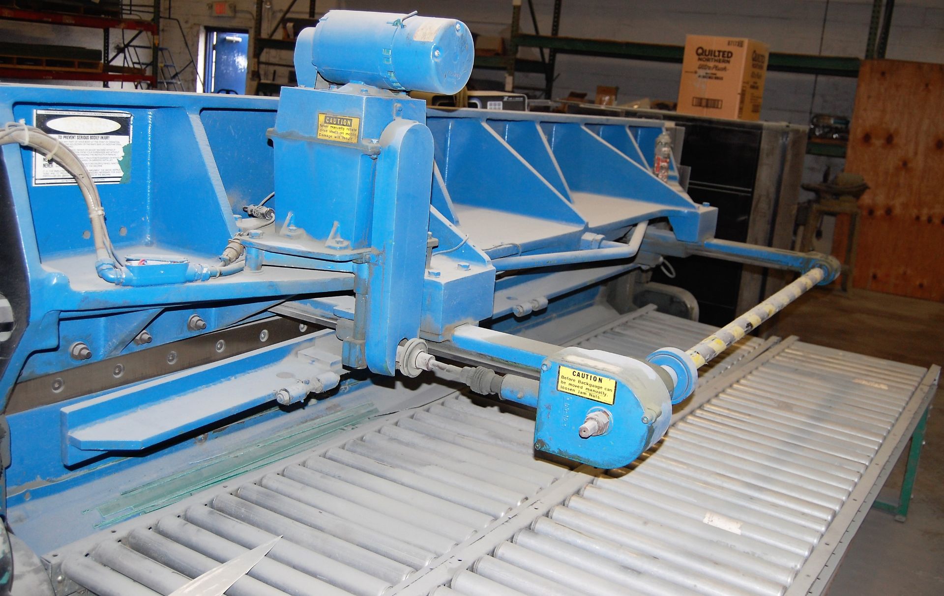 10' X 10GA WYSONG SHEAR MDL. 1010 (3/16 M.S. INTERMITTANT) POWER SHEAR, SQUARING ARM, WYSONG - Image 11 of 17