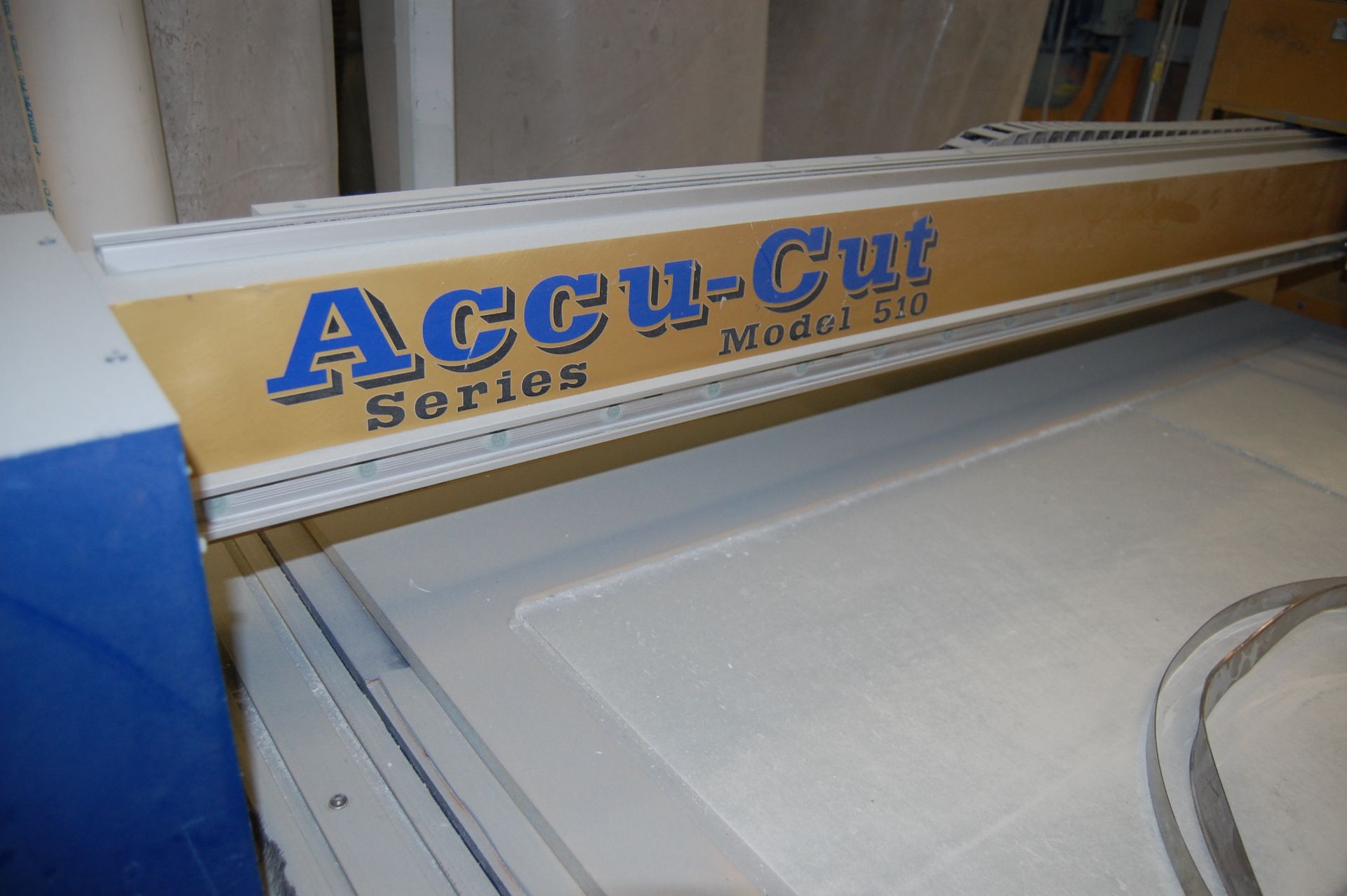 5' X 10' ACCU-CUT MDL. 510 CNC ROUTER, 5.5HP HEAD, 12,555 - 20,000 RPM, VACUUM TABLE, 10HP DUSTEK - Image 11 of 14