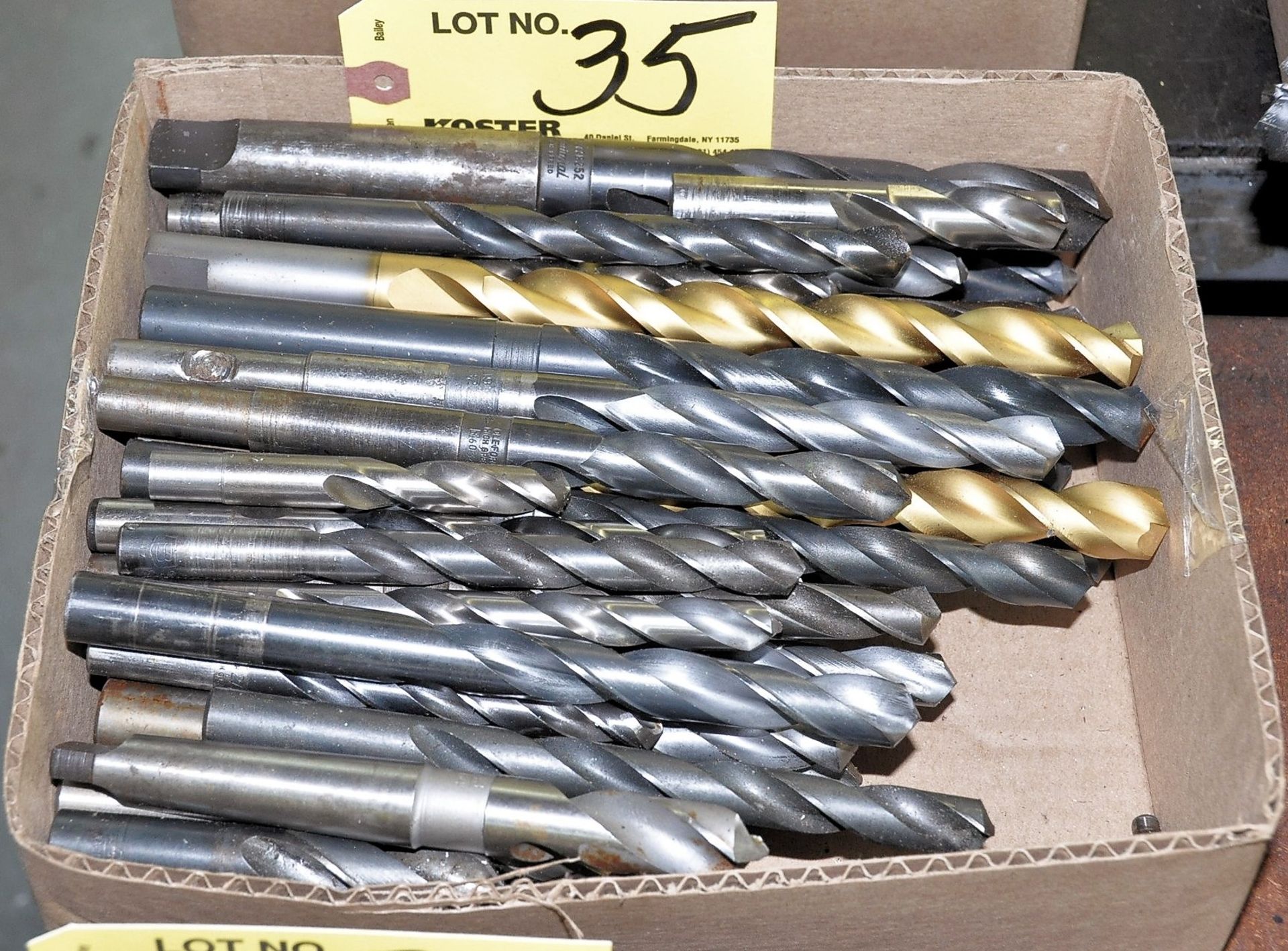 STRAIGHT SHANK DRILL BITS IN (1) BOX