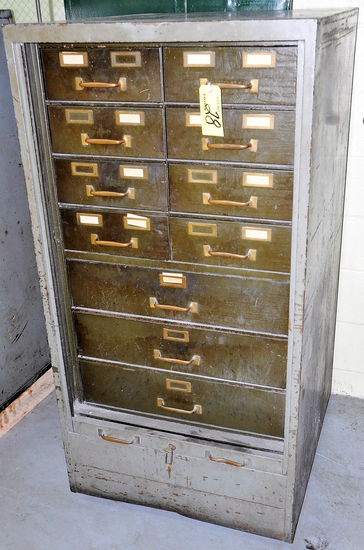 11-DRAWER PARTS BIN STORAGE CABINET