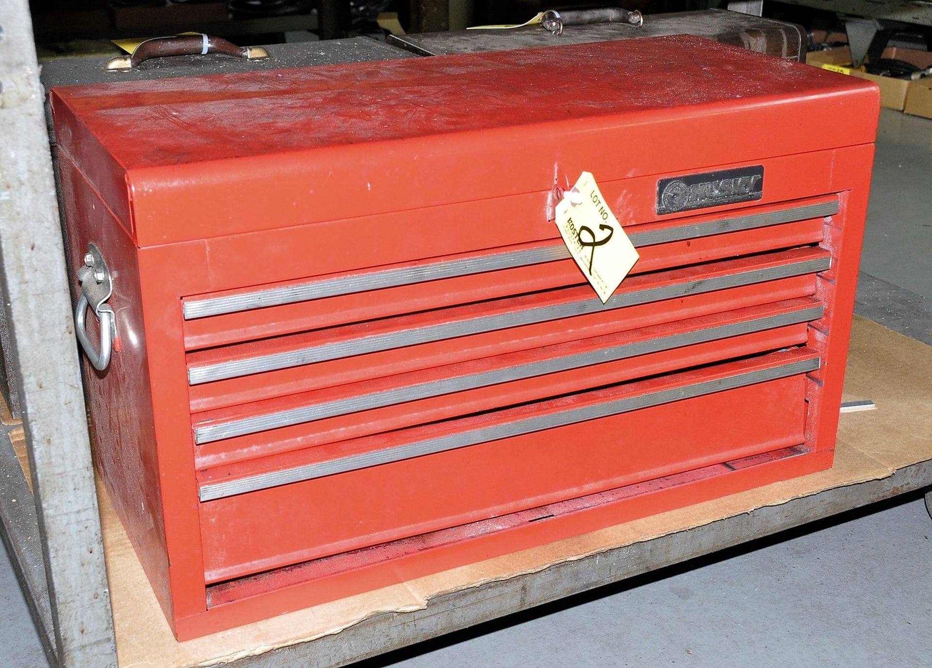HUSKY 4-DRAWER TOOL BOX, RED